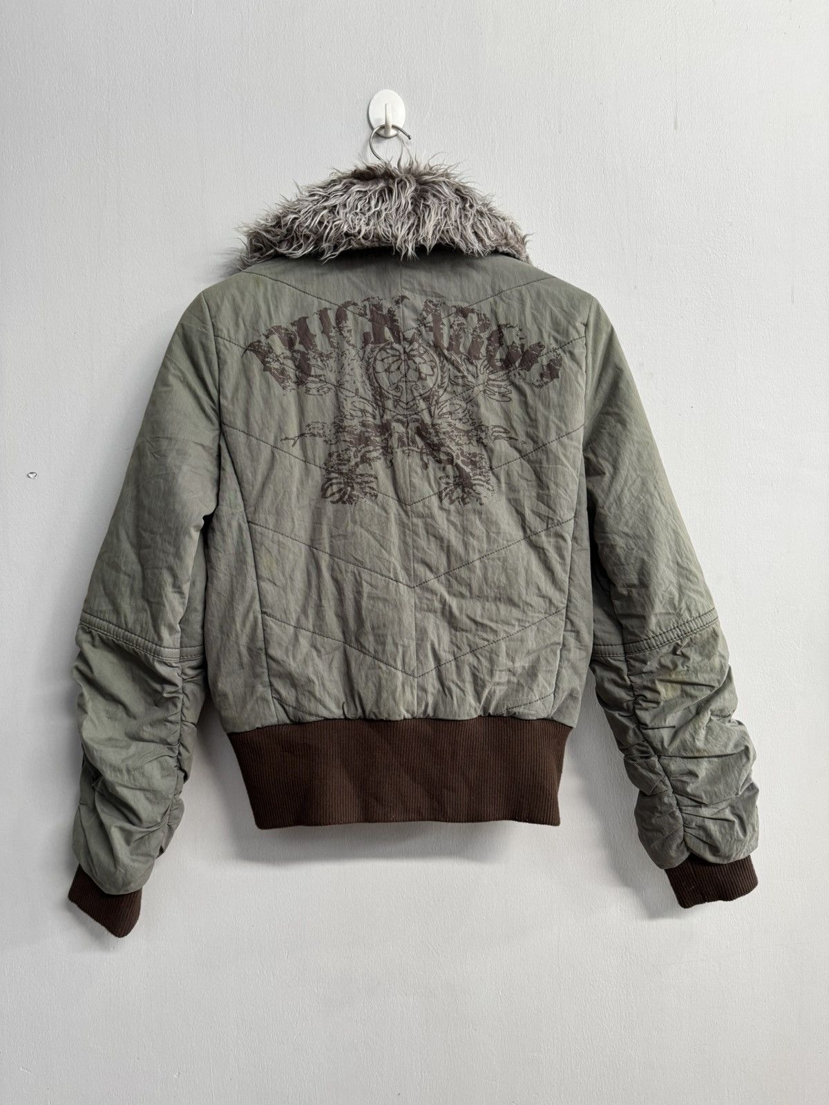 Japanese Brand VINTAGE Y2K FAUX FUR BONDAGE JACKET BY BUCKAROO Size US S / EU 44-46 / 1 - 6 Thumbnail