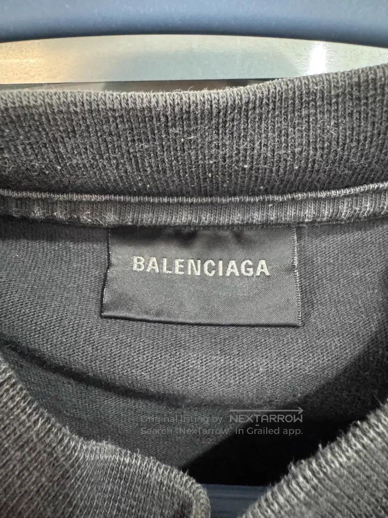 Balenciaga Balenciaga Letter Printed Round Neck Short Sleeve T-Shirt Size US S / EU 44-46 / 1 - 3 Thumbnail