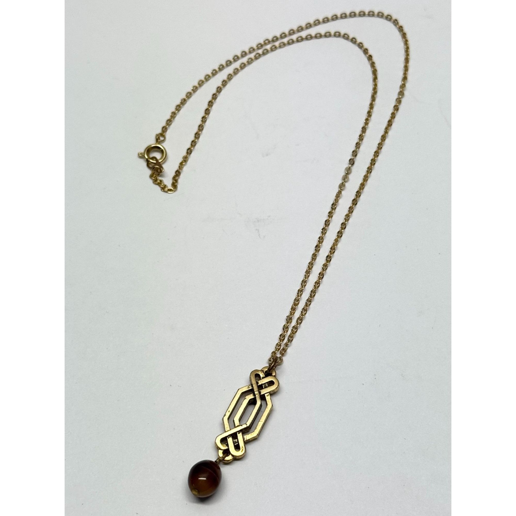 Vintage Vintage gold charm dangle bead necklace Size ONE SIZE - 3 Thumbnail