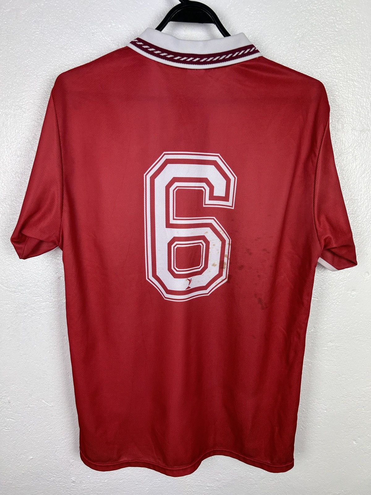 Vintage Vintage Efa Castilla La Mancha #6 Match Worn Soccer Jersey Size US M / EU 48-50 / 2 - 5 Thumbnail