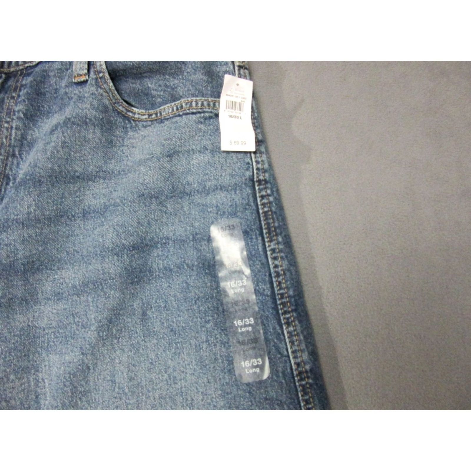 Gap Gap Jeans Womens 16/33 L Blue Denim Cotton Barrel Relaxed High Rise Tapered Leg Size 38" / US 16 / IT 52 - 2 Thumbnail