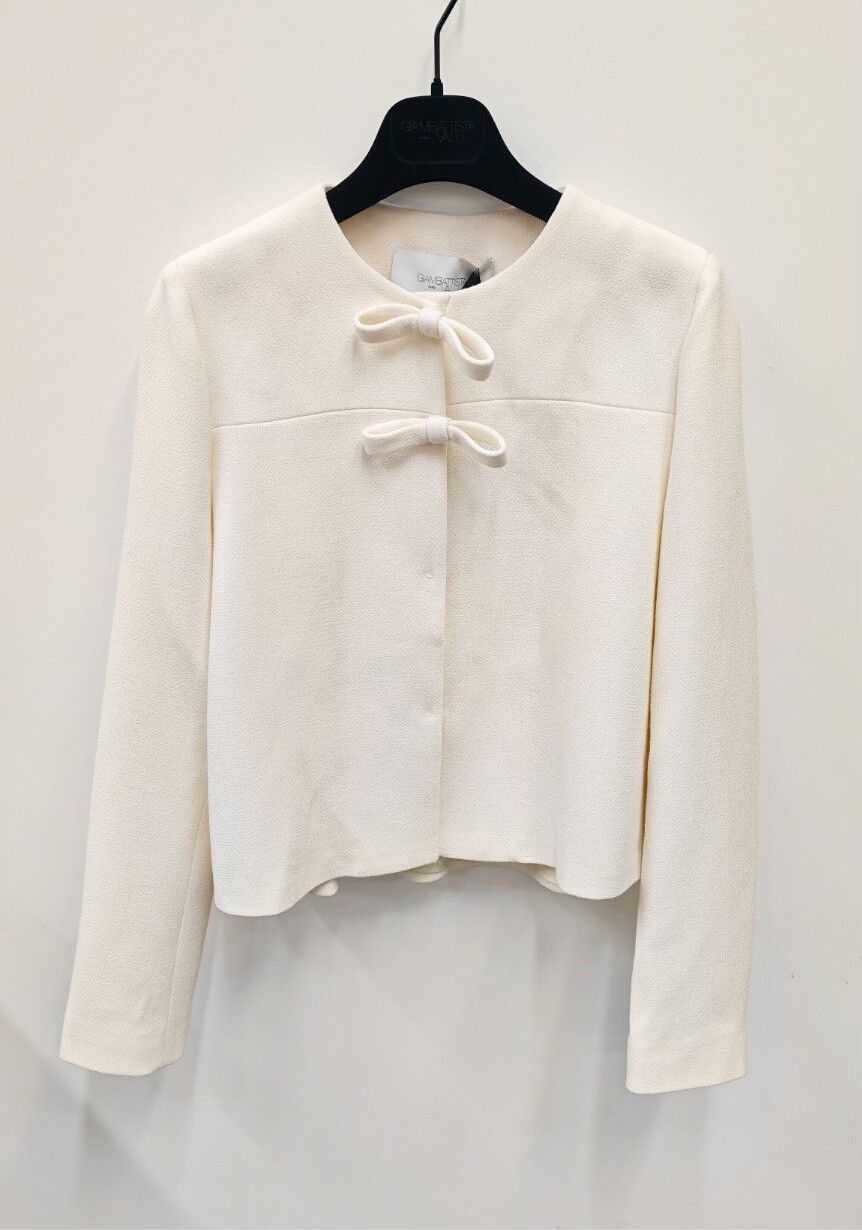 Giambattista Valli Gianbatista Valli Bow Short Jacket Size M / US 6-8 / IT 42-44 - 1 Thumbnail