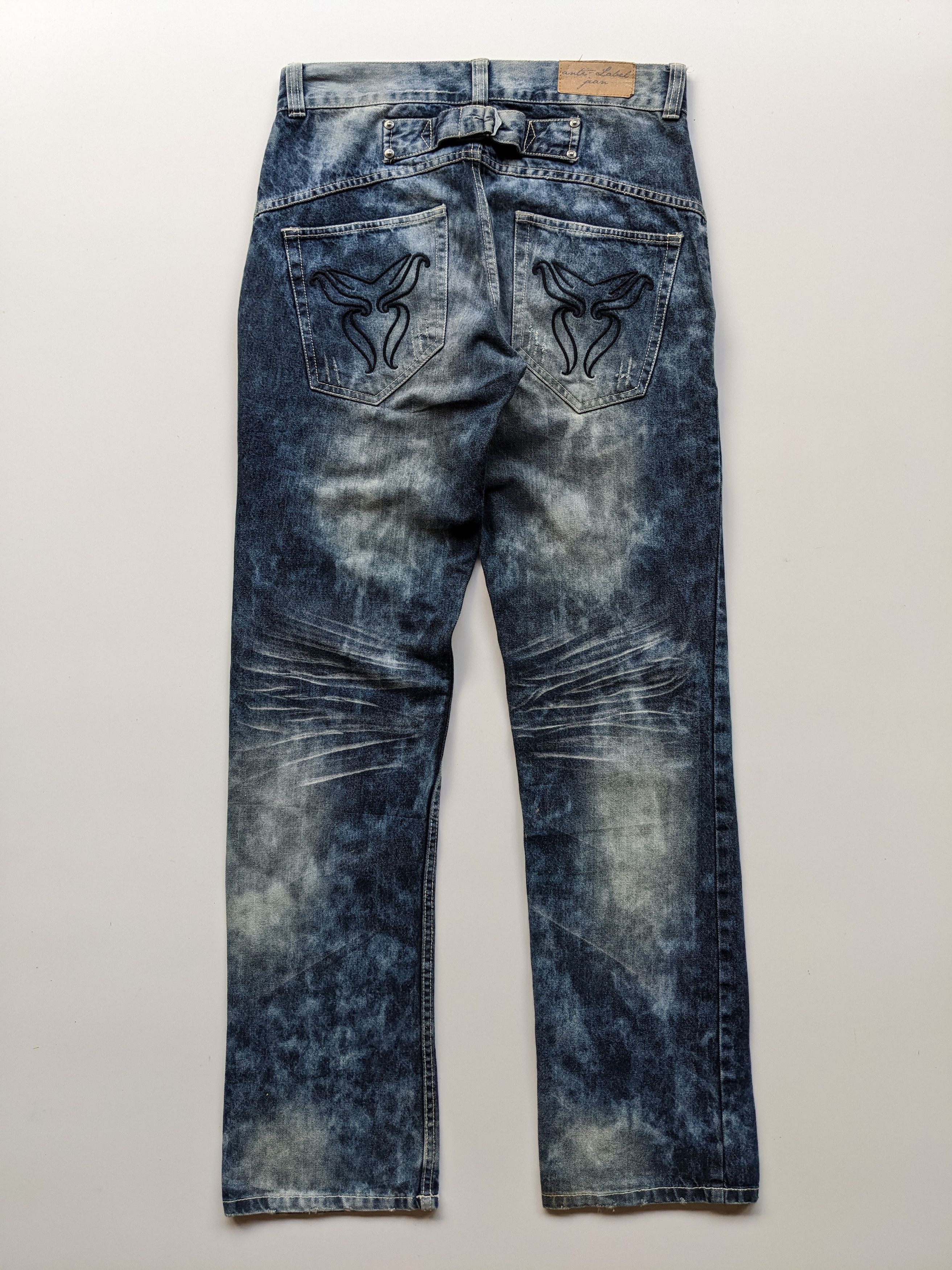 Japanese Brand × Le Grande Bleu (L.G.B.) Anti Label jeans stone wash flare jeans Size US 32 / EU 48 - 3 Thumbnail