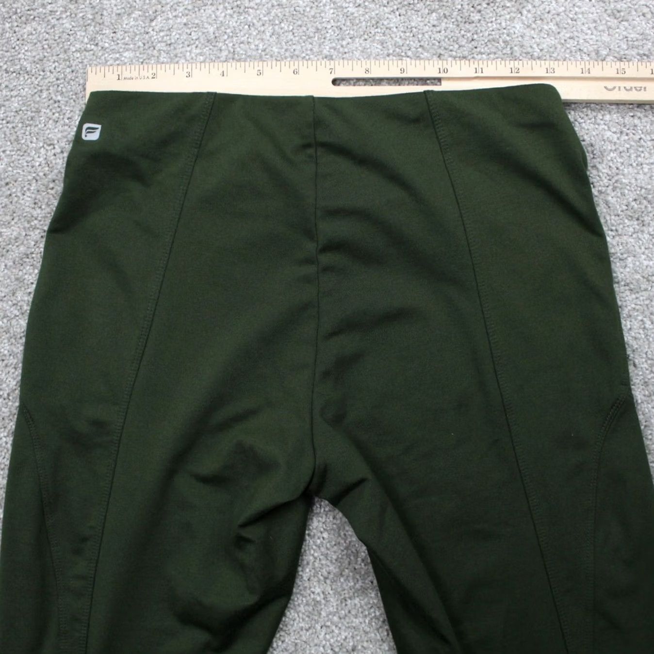 Fabletics Fabletics Leggings Womens XS Olive Green Belted Workout Stretch Athleisure Slimming Skinny Ankle Inseam 28 in Size 26" / US 2 / IT 38 - 7 Thumbnail
