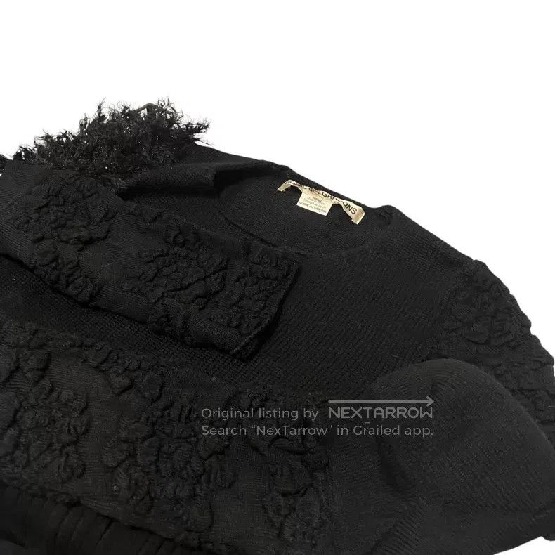 Comme des Garcons Comme des Garcons Mixed Material Knit Top Size S / US 4 / IT 40 - 5 Thumbnail
