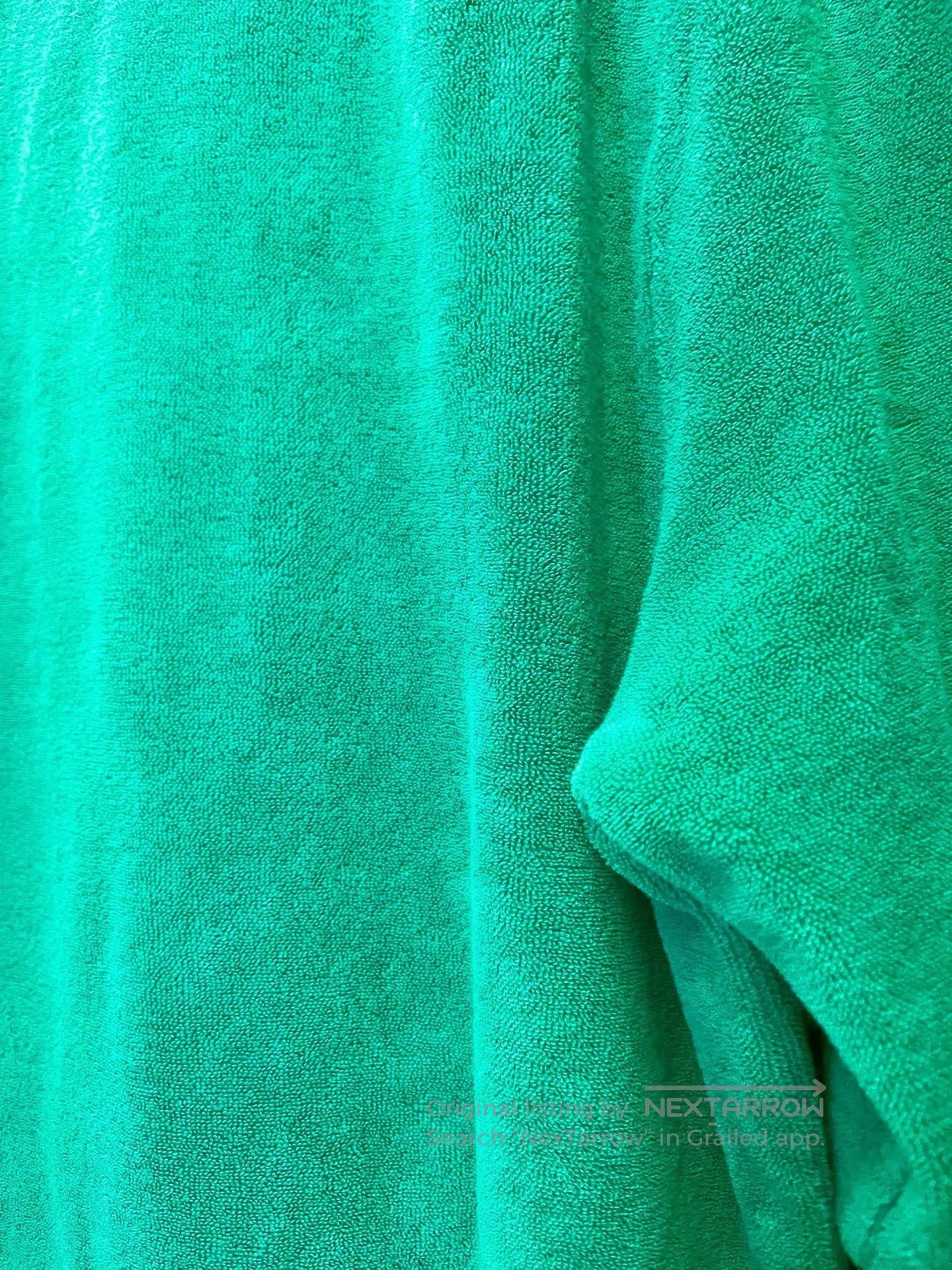 Bottega Veneta Green Short Sleeve Henley Shirt. Size US M / EU 48-50 / 2 - 6 Thumbnail