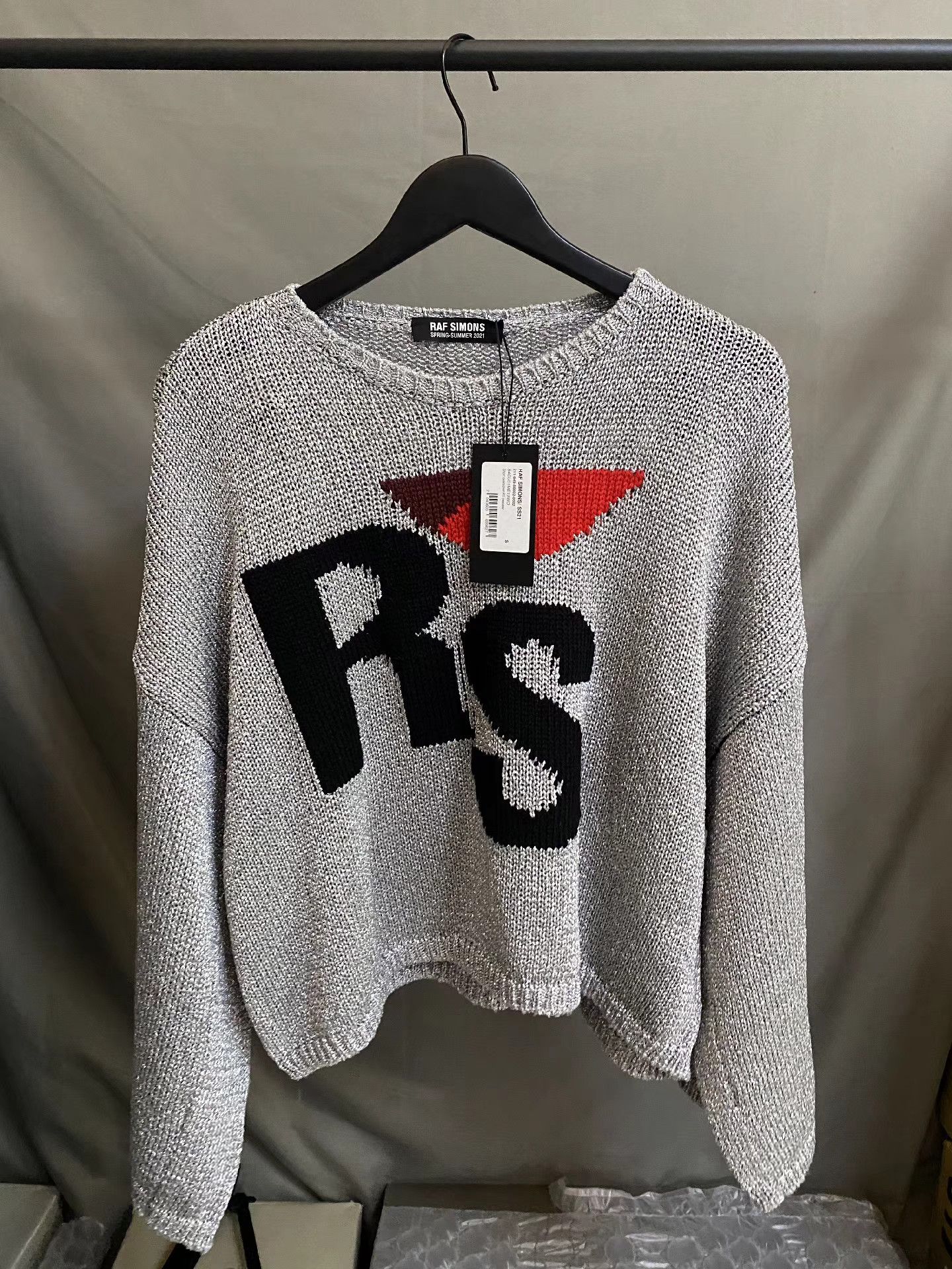 Raf Simons raf simons rs silver glitter sweater Size US S / EU 44-46 / 1 - 1 Thumbnail