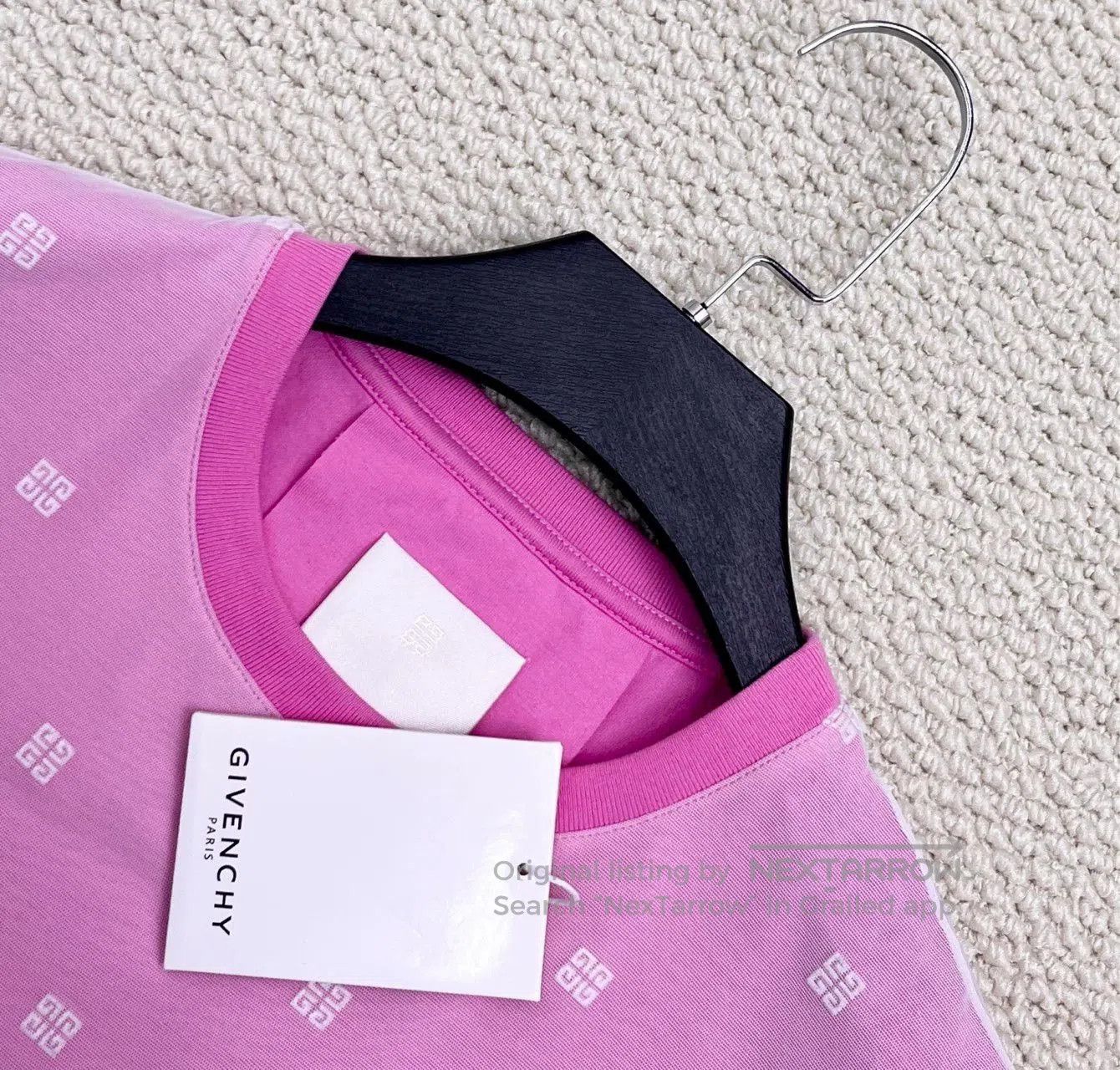 Givenchy Givenchy SS23 Pink 4G Logo Short Sleeve. Size US XS / EU 42 / 0 - 3 Thumbnail