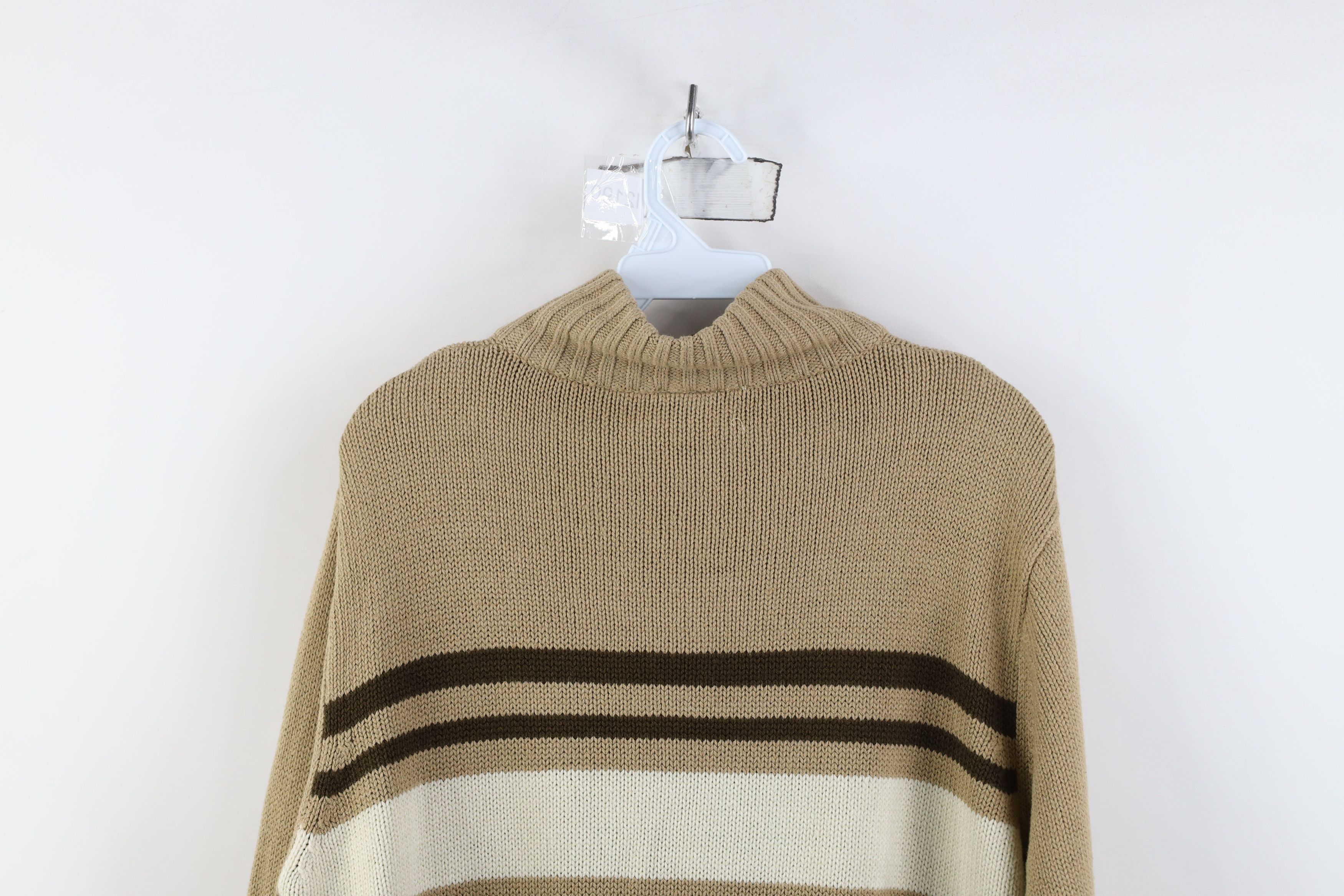 Vintage Vintage 90s Y2K Streetwear Knit Half Zip Pullover Sweater Size US M / EU 48-50 / 2 - 10 Thumbnail