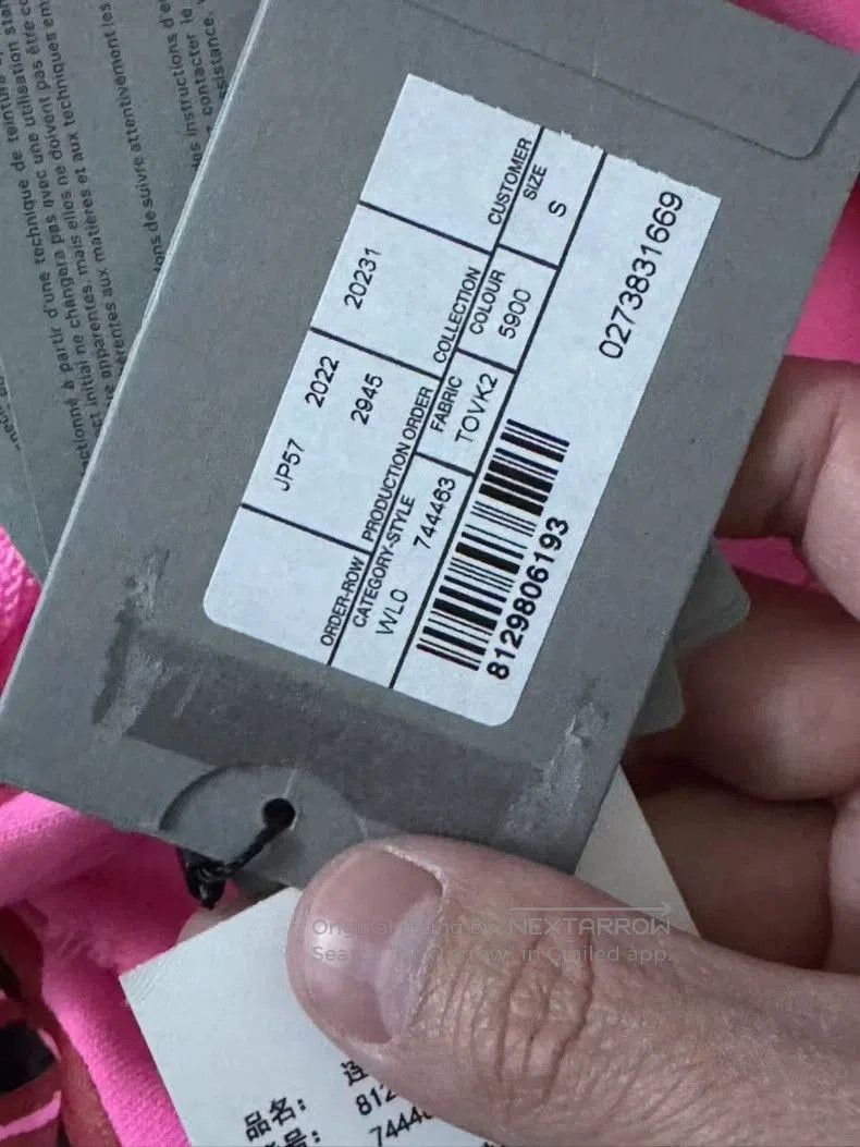 Balenciaga Balenciaga Pink Scissor Letter Hoodie. Size US S / EU 44-46 / 1 - 3 Thumbnail