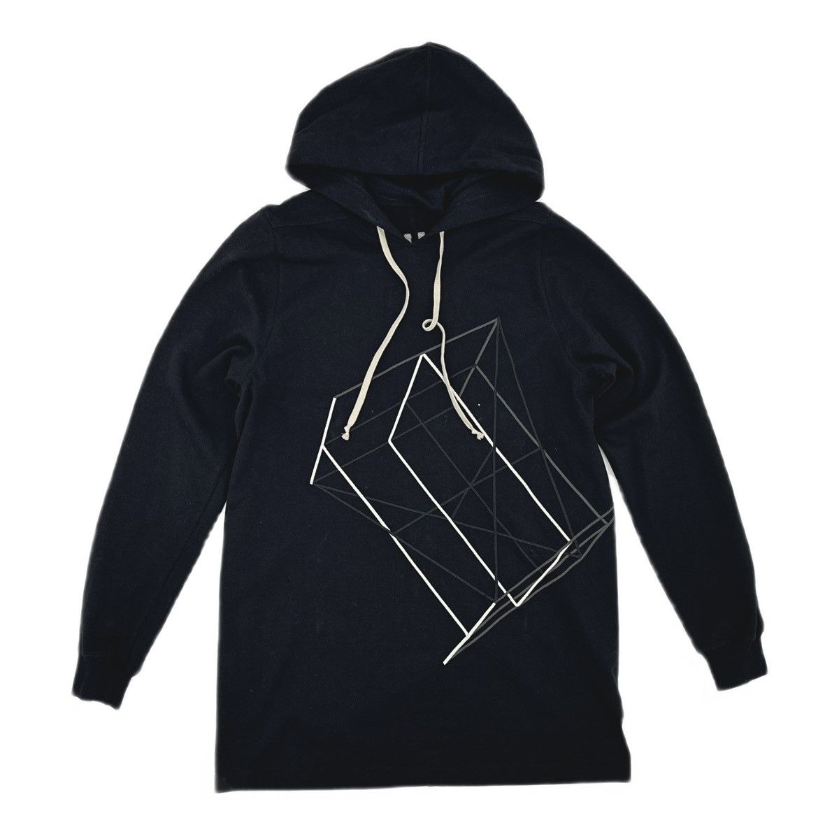 Rick Owens 19SS Rick Owens Oversized Embroidered Hoodie Size US S / EU 44-46 / 1 - 1 Thumbnail