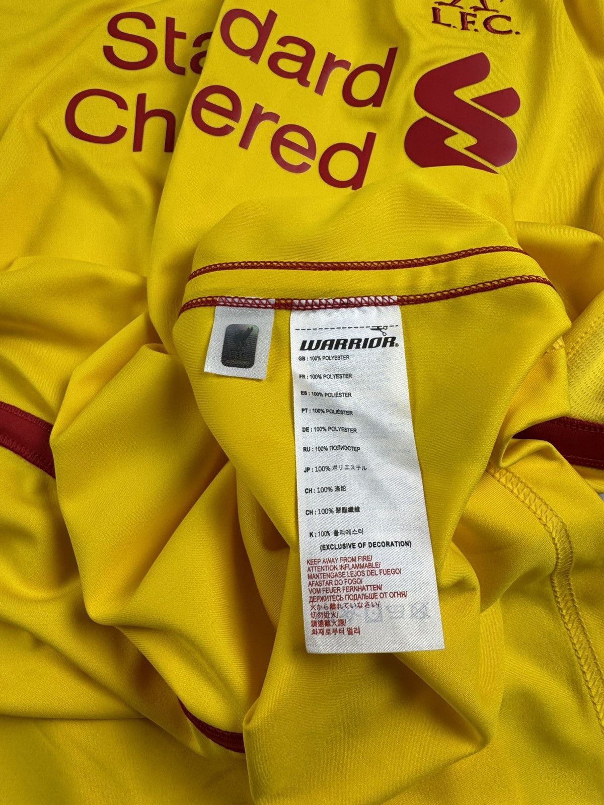 Warrior Liverpool 2014/2015 NEW Away Football Shirt Jersey Kit Size US L / EU 52-54 / 3 - 13 Thumbnail