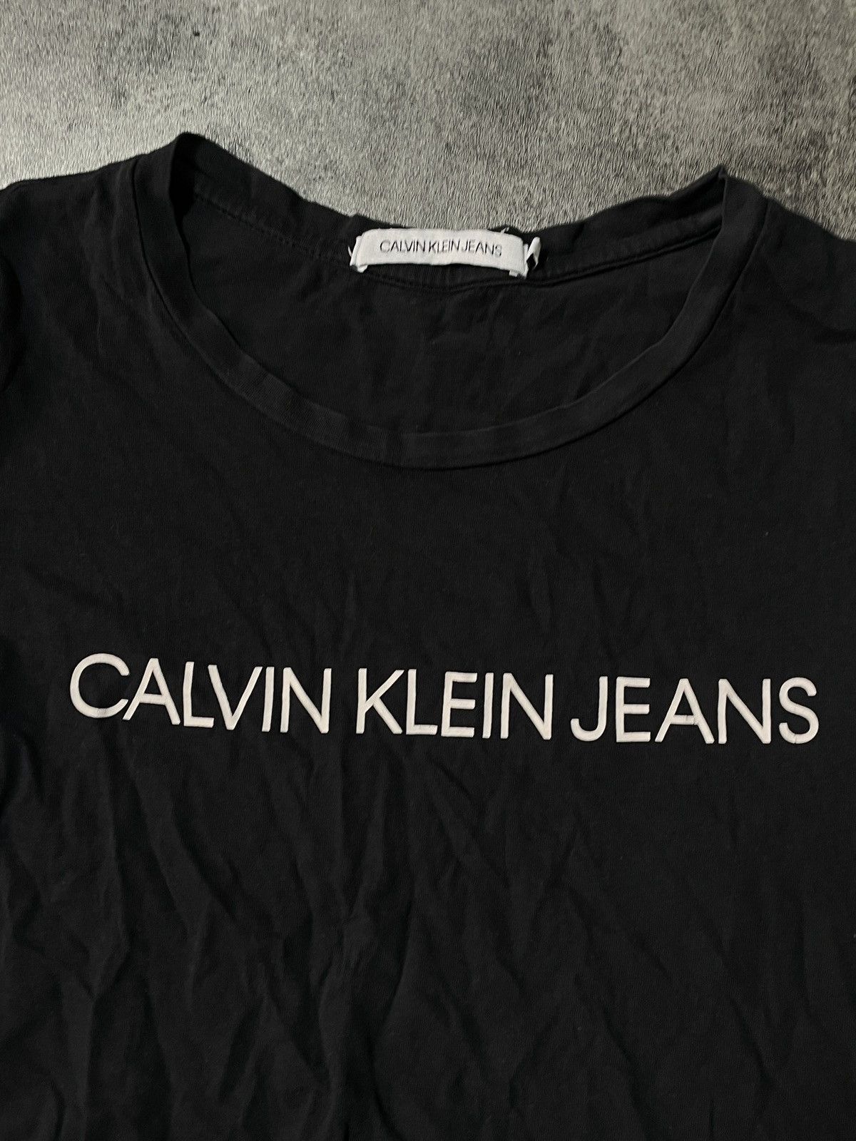 Calvin Klein 🔥Offers🔥Calvin Klein Jeans Tee Spellout Hype Size S / US 4 / IT 40 - 3 Thumbnail