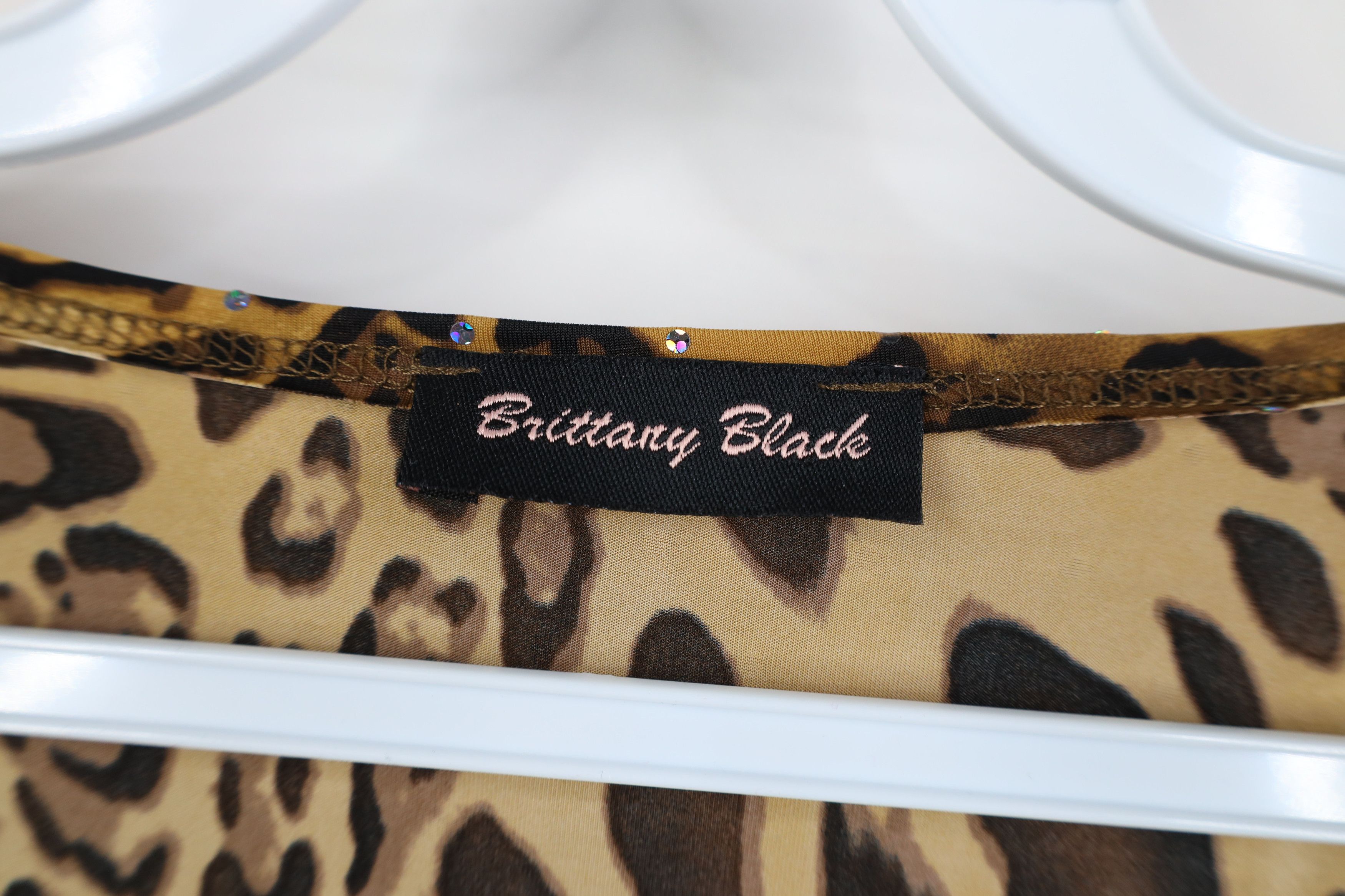 Vintage Vintage 90s Y2K Babydoll Fairy Leopard Cheetah Shirt Top USA Size XL / US 12-14 / IT 48-50 - 4 Thumbnail