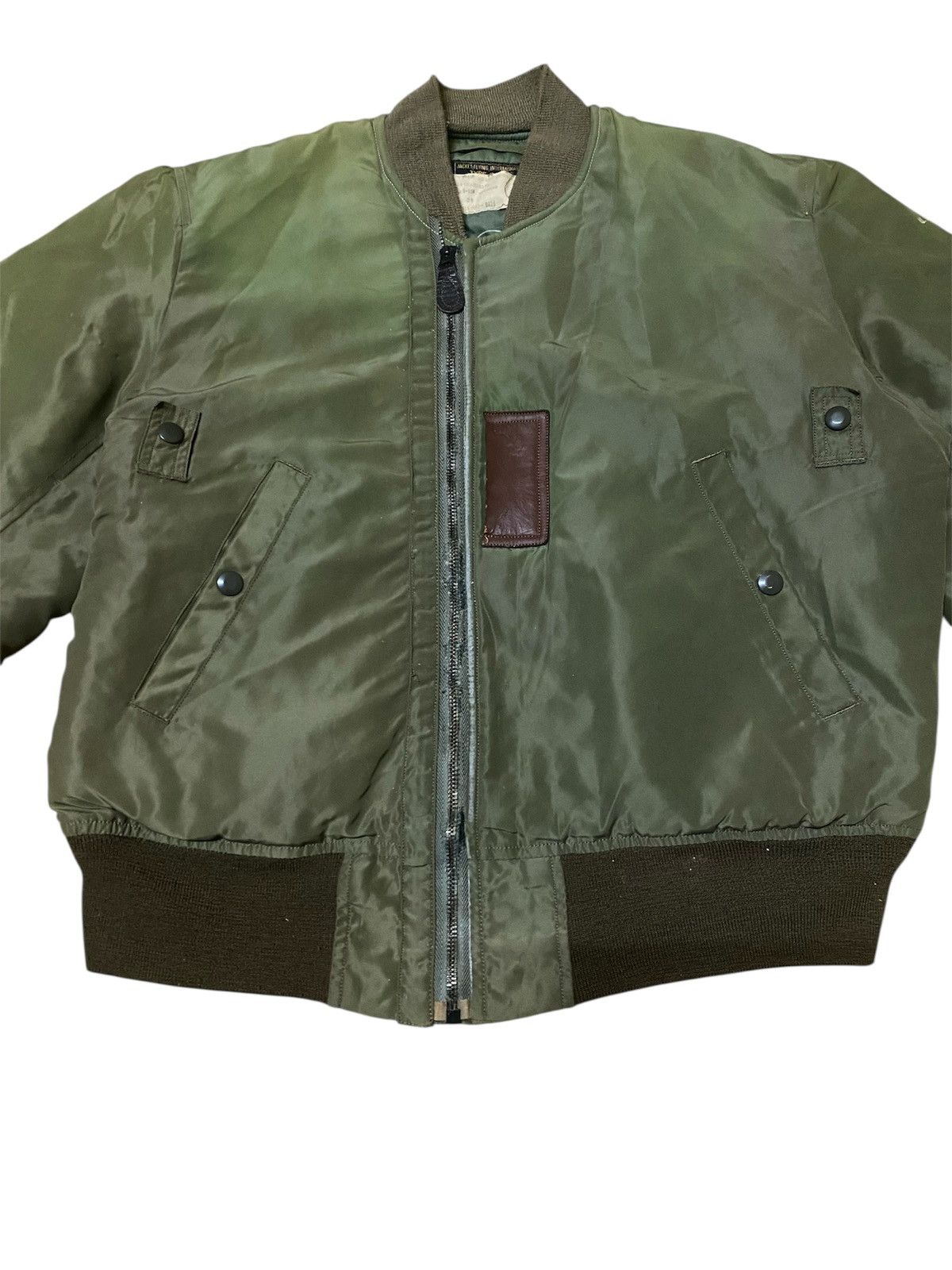 Buzz Rickson's Buzz Rickson’s US Army B-15B Olive Flight Bomber Jacket Size US M / EU 48-50 / 2 - 2 Thumbnail
