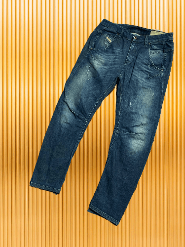 Diesel Vintage Diesel Button Jean Baggy Distressed Faded Denim Size US 27 - 1 Thumbnail