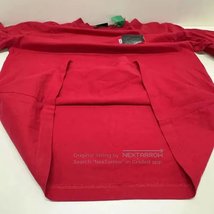Balenciaga Balenciaga SS23 Red Logo Short Sleeve T. Size US XS / EU 42 / 0 - 6 Thumbnail