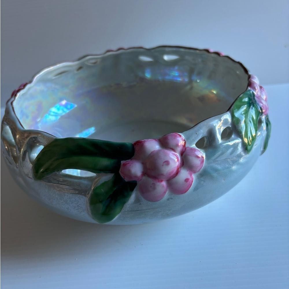 Designer Vintage TRICO Lusterware Bowl Large 9" Japan Size ONE SIZE - 2 Thumbnail