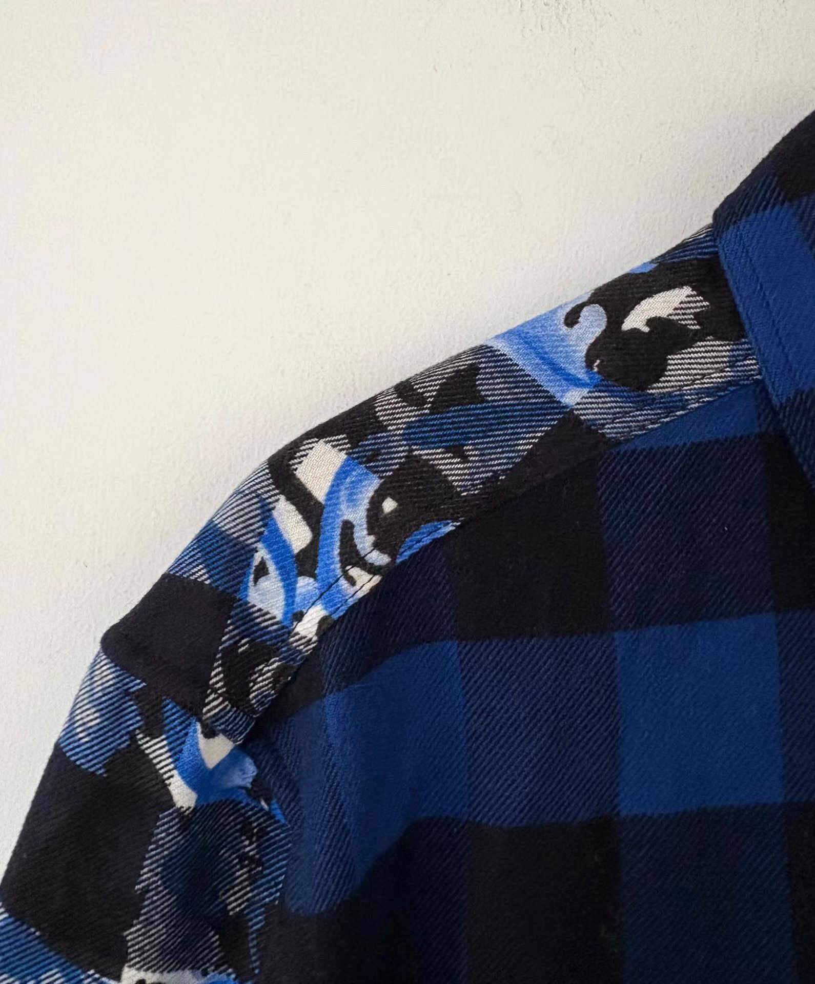 Versace Versace Men's Checkered Shirt Ｑ21 Size US M / EU 48-50 / 2 - 5 Thumbnail