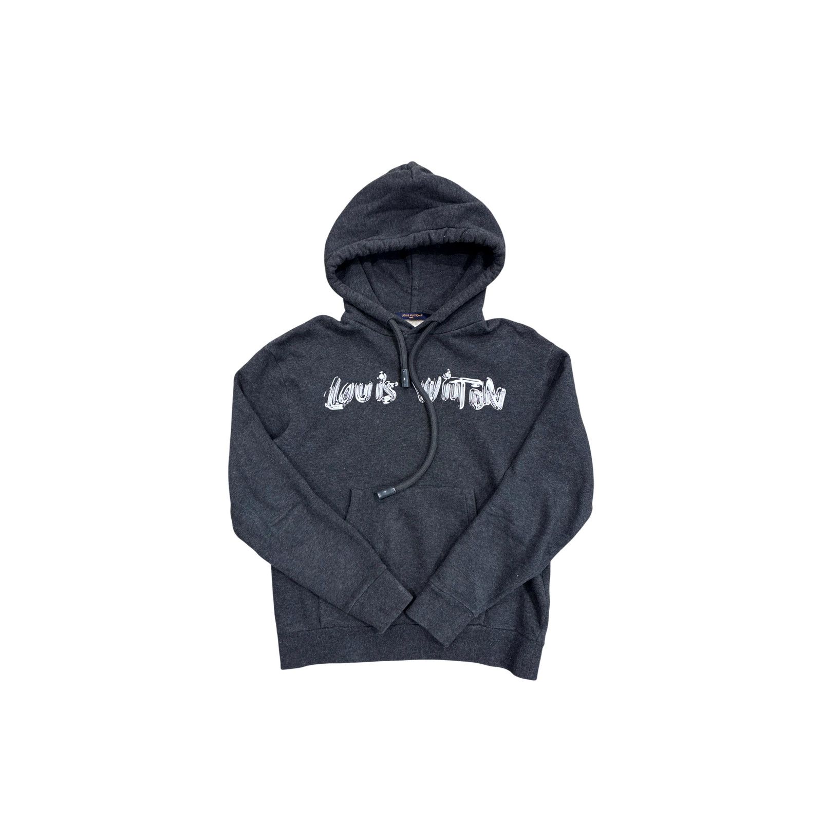 Louis Vuitton Louis Vuitton Graphic Logo Grey Hoodie Size US XS / EU 42 / 0 - 1 Thumbnail
