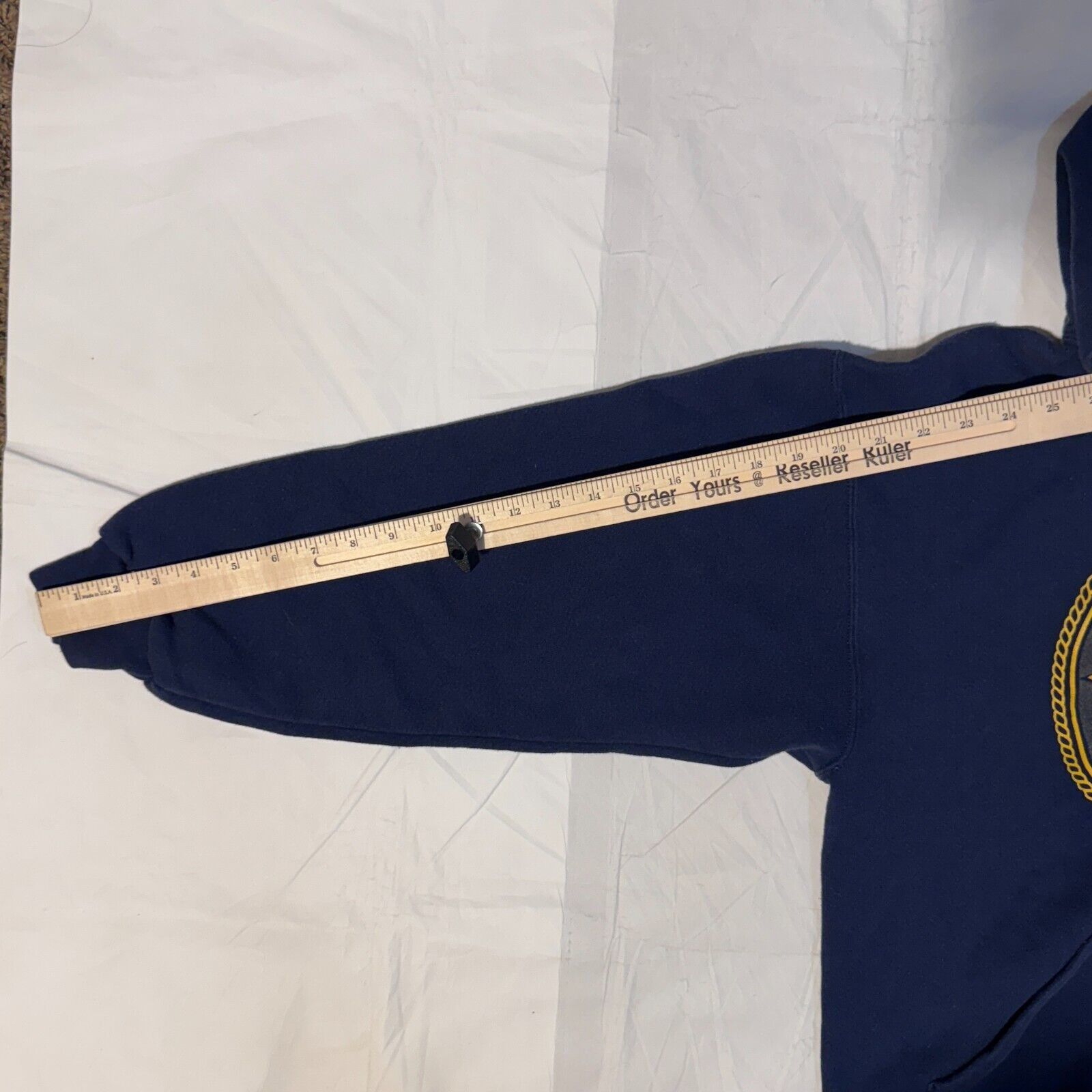 Soffe Vintage 1990s United States Navy Graphic Hoodie - M Reflecti Size US M / EU 48-50 / 2 - 8 Thumbnail