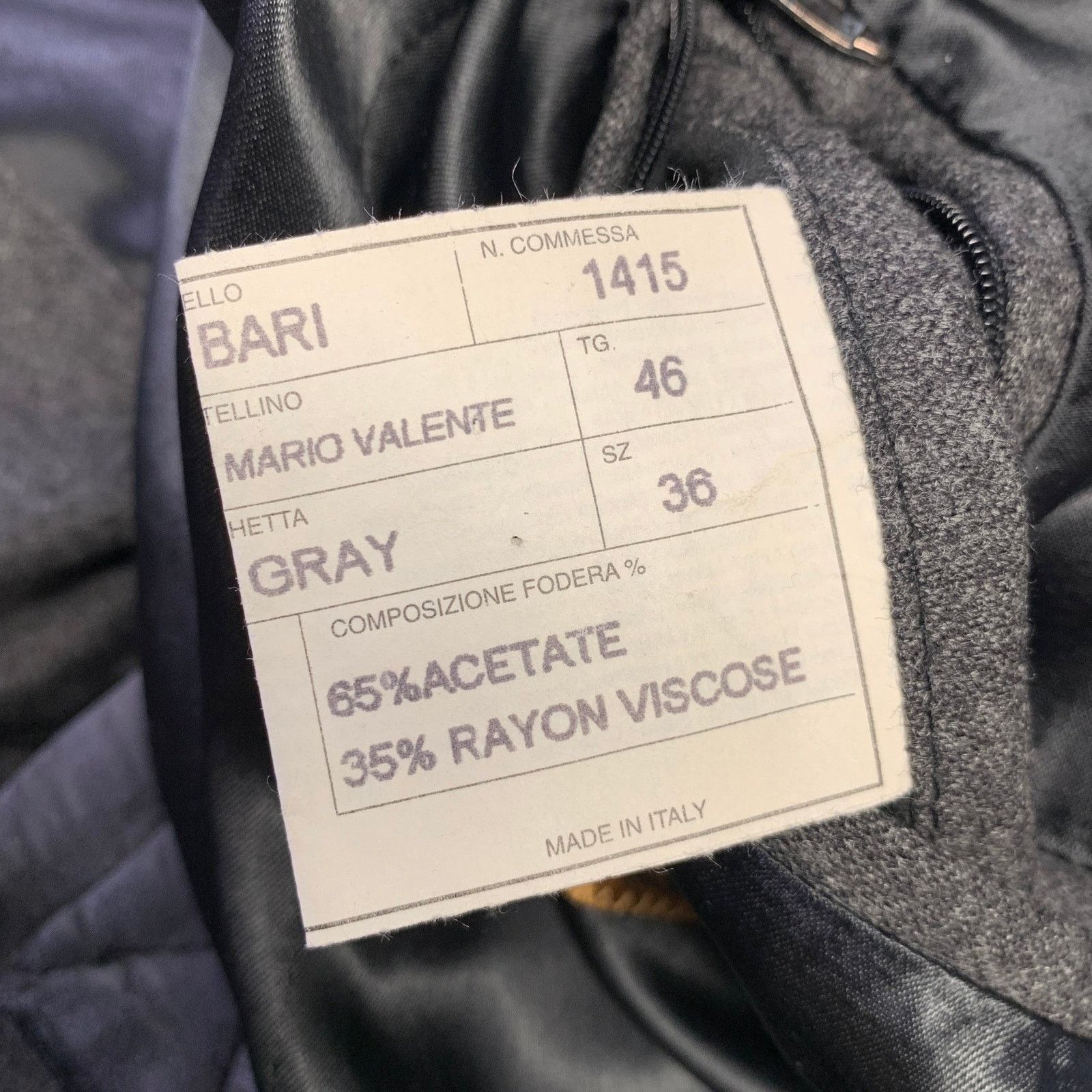 Other MARIO VALENTE Size 36 Grey Wool Hidden Placket Coat Size US S / EU 44-46 / 1 - 7 Thumbnail