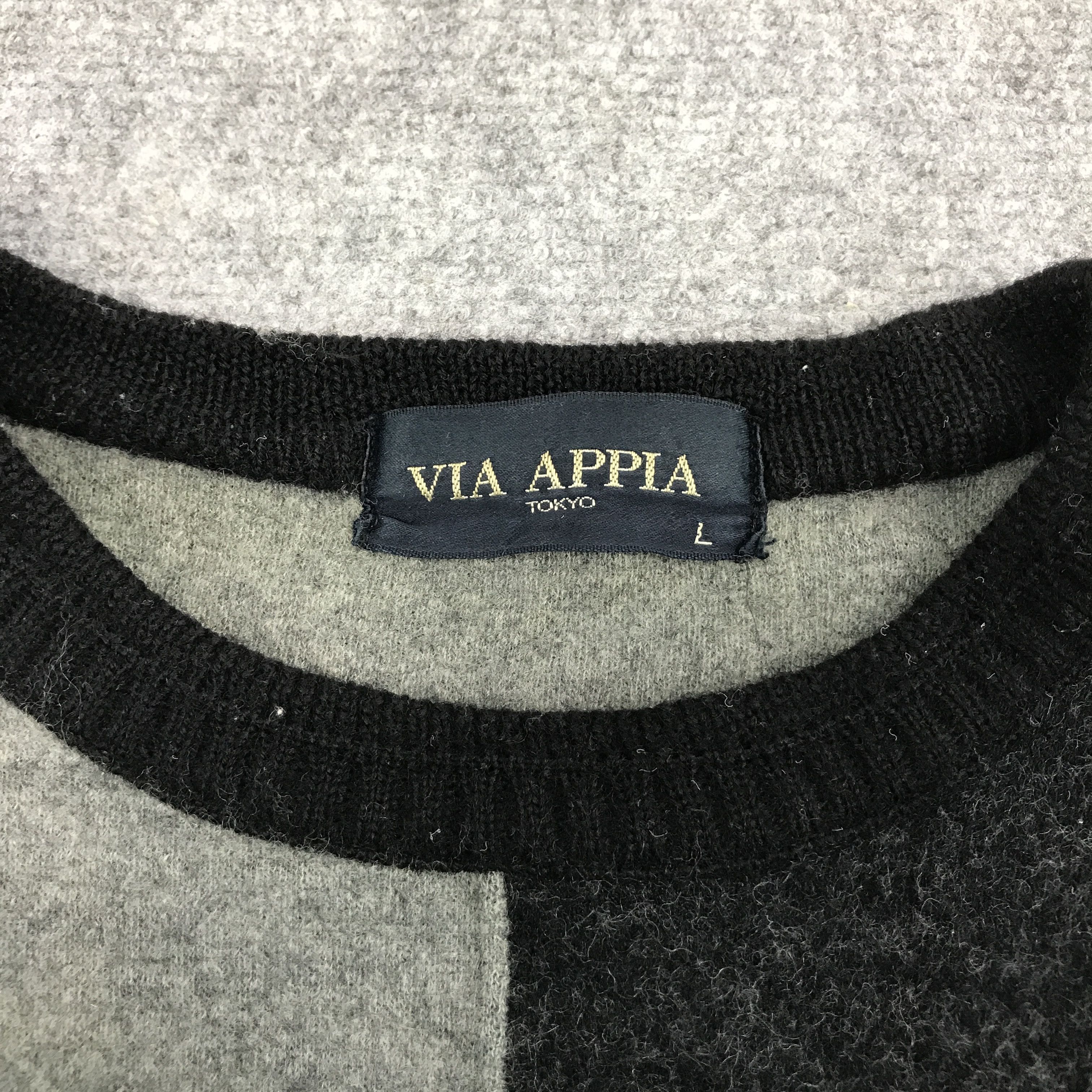 Japanese Brand VIA APPIA TOKYO WOOL SWEATSHIRTS Size US L / EU 52-54 / 3 - 7 Thumbnail