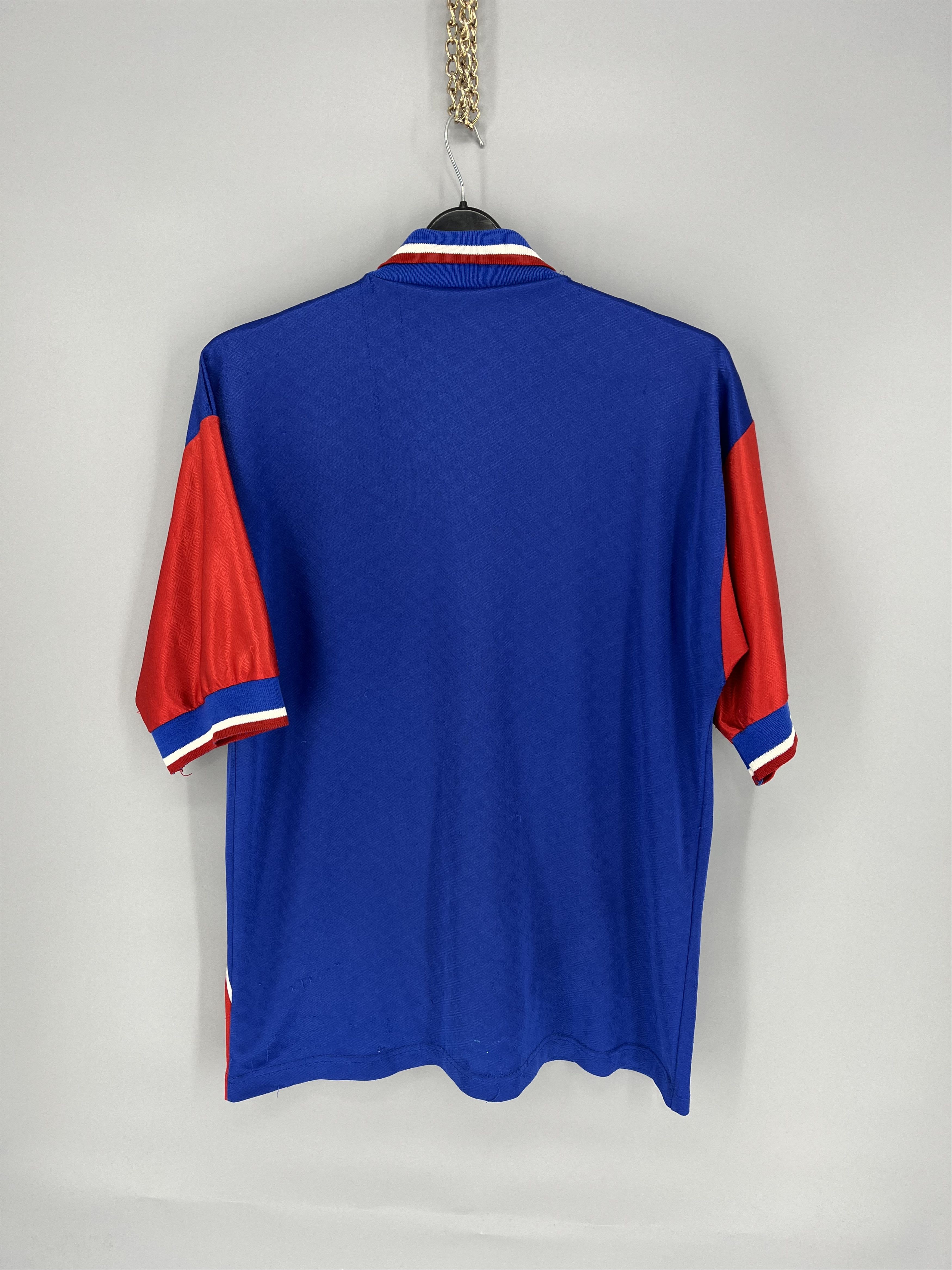 Vintage 70s Umbro Bayern Munchen Home Jersey Tee Shirt Rare Size US L / EU 52-54 / 3 - 21 Thumbnail