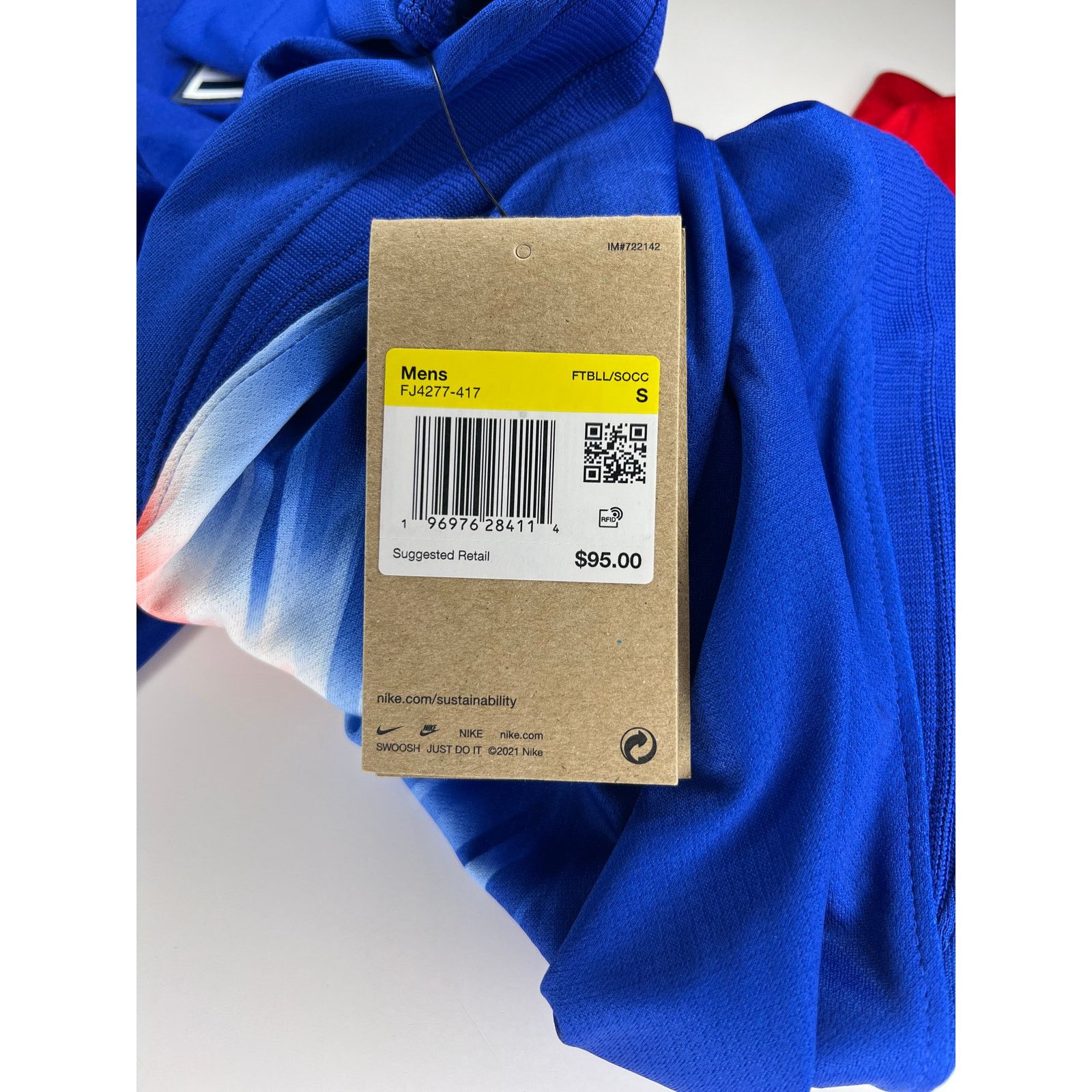 Nike Nike USA 2024 away Authentic Soccer Jersey Blue Tie Dye Size US S / EU 44-46 / 1 - 7 Thumbnail