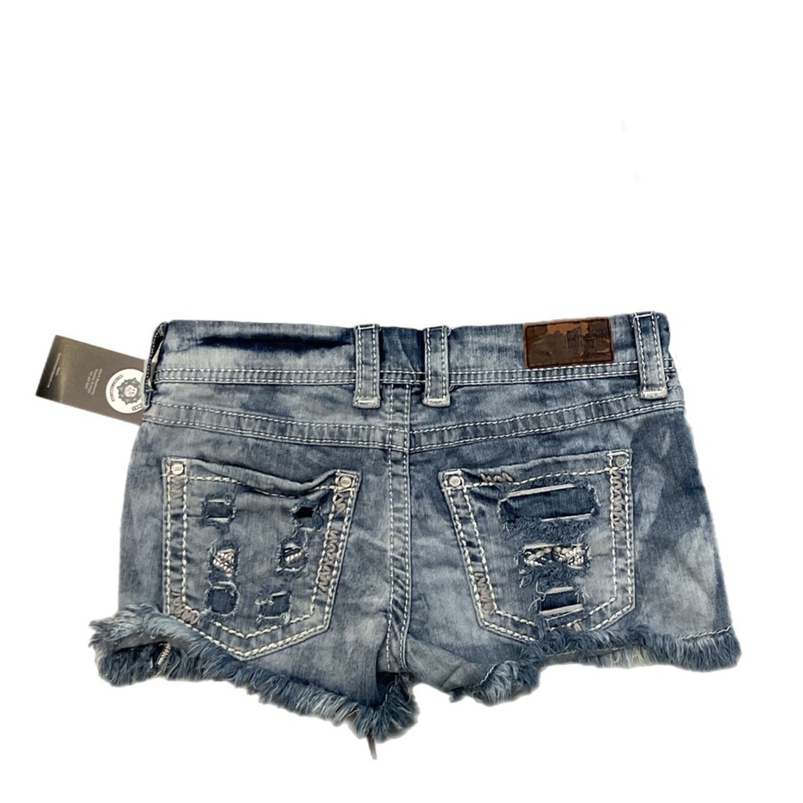 BKE BKE Denim Stella Light Washed Shorts Size 32" / US 10 / IT 46 - 2 Thumbnail