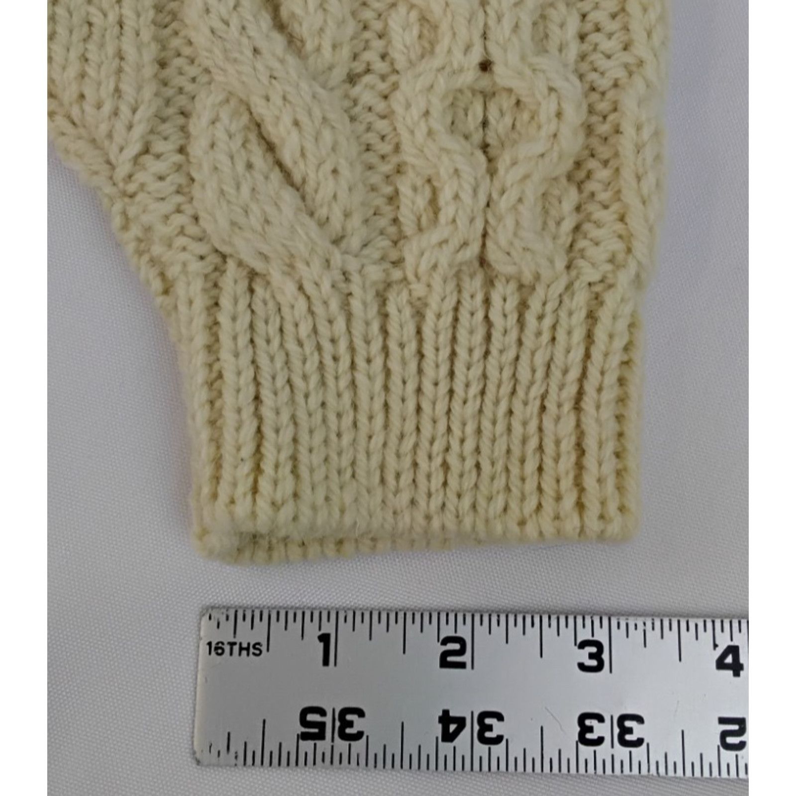 L.L. Bean L.L. Bean Fisherman Aran Sweater Men's L Wool Cableknit Size US L / EU 52-54 / 3 - 13 Thumbnail