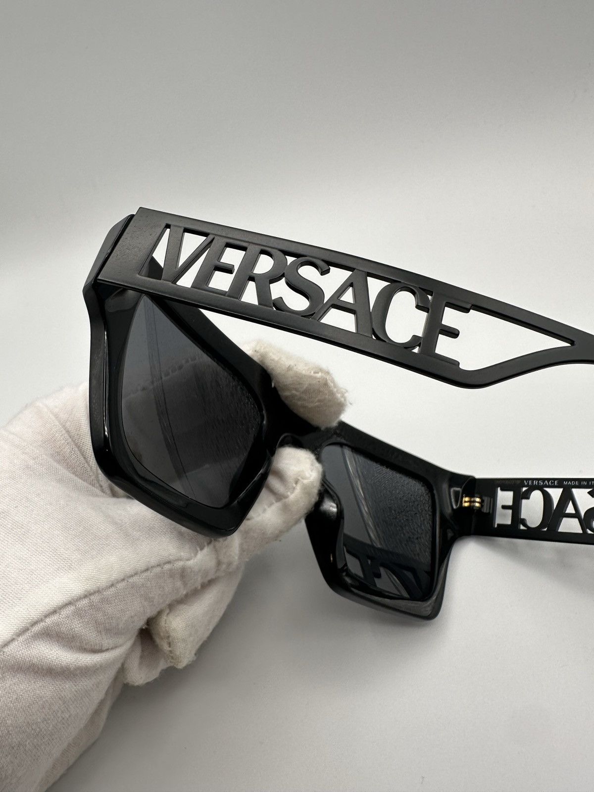 Versace Versace Spell-out Sunglasses Size ONE SIZE - 8 Thumbnail