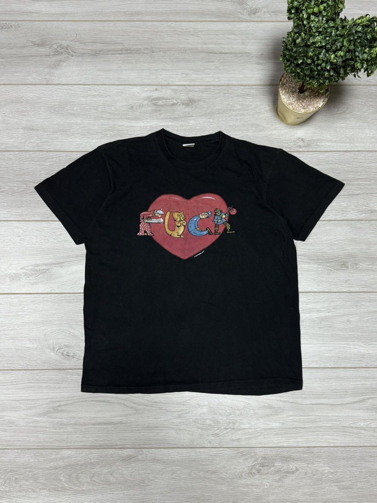 Supreme Supreme Fuck heart tee shirt 2017 Size US L / EU 52-54 / 3 - 1 Thumbnail