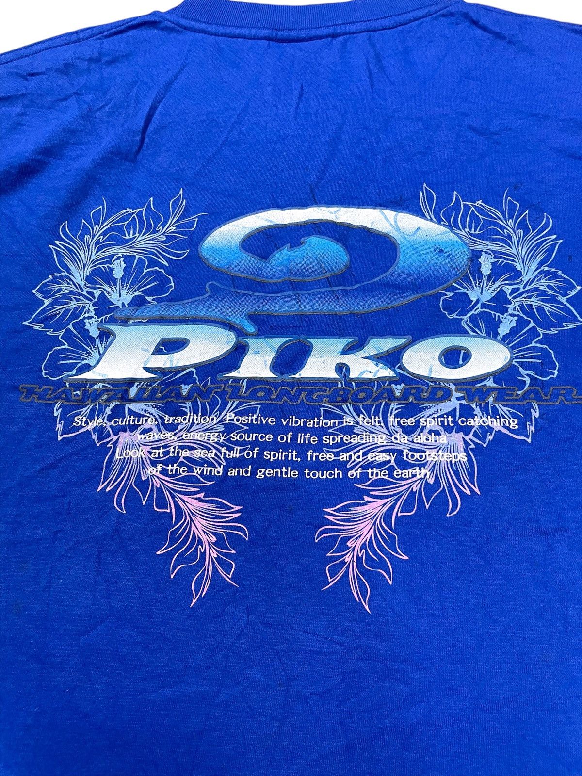Vintage Vintage Piko Hawaiian Loangboard Wear Tshirt Size US L / EU 52-54 / 3 - 15 Thumbnail