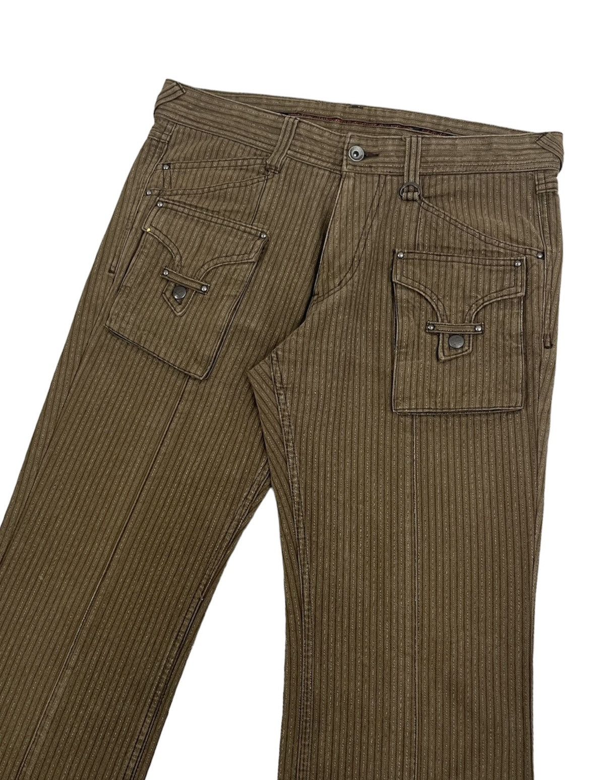 PPFM NicoleClubForMen Japan Hickory Flare Bush Jeans Size US 34 / EU 50 - 1 Thumbnail