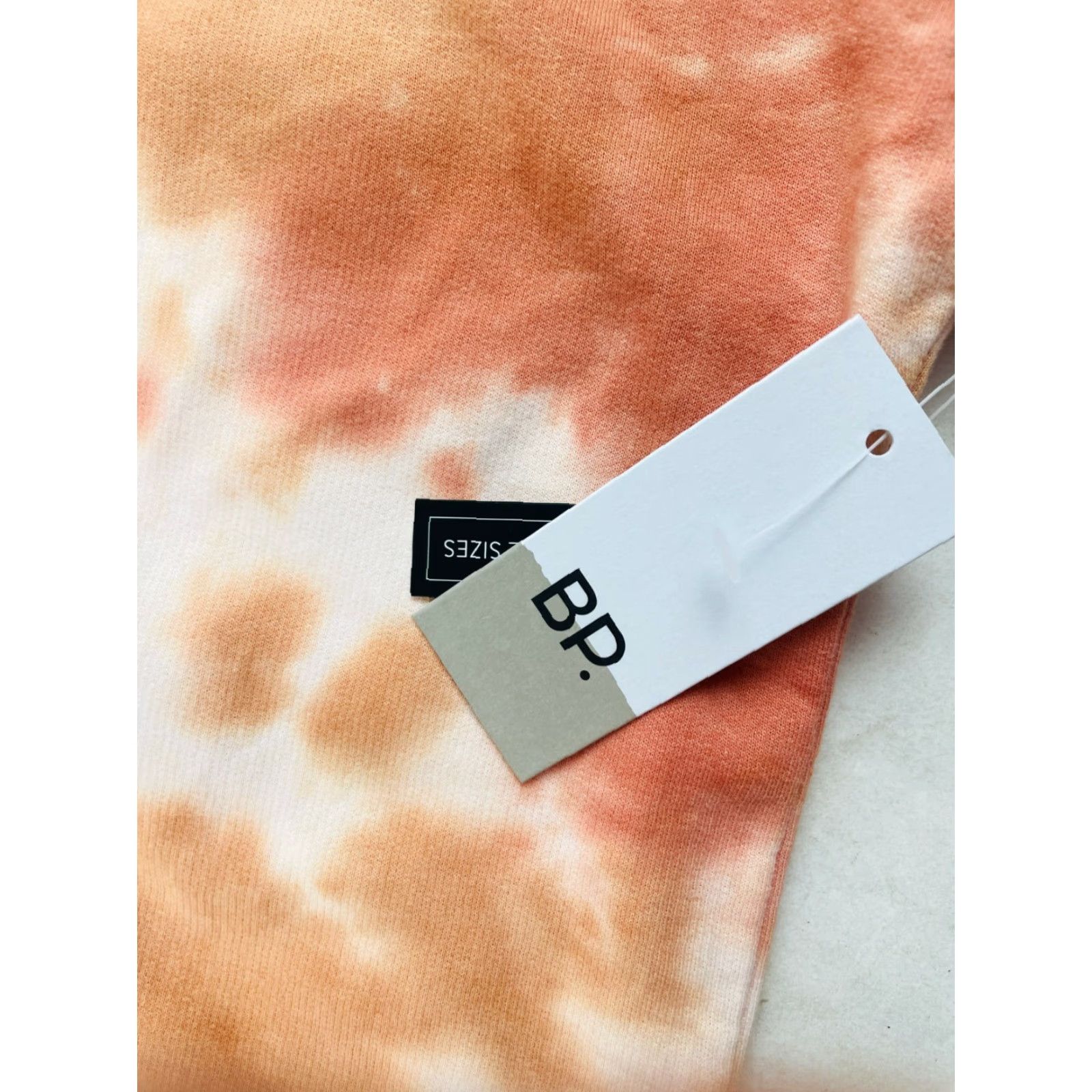 Nordstrom Nordstrom BP Sweatshirt Women's XXS Pink Orange Tie Dye Oversized Crewneck NWT Free Return Mens Womens Girls Boys Size XXS / US 00 / IT 34 - 6 Thumbnail