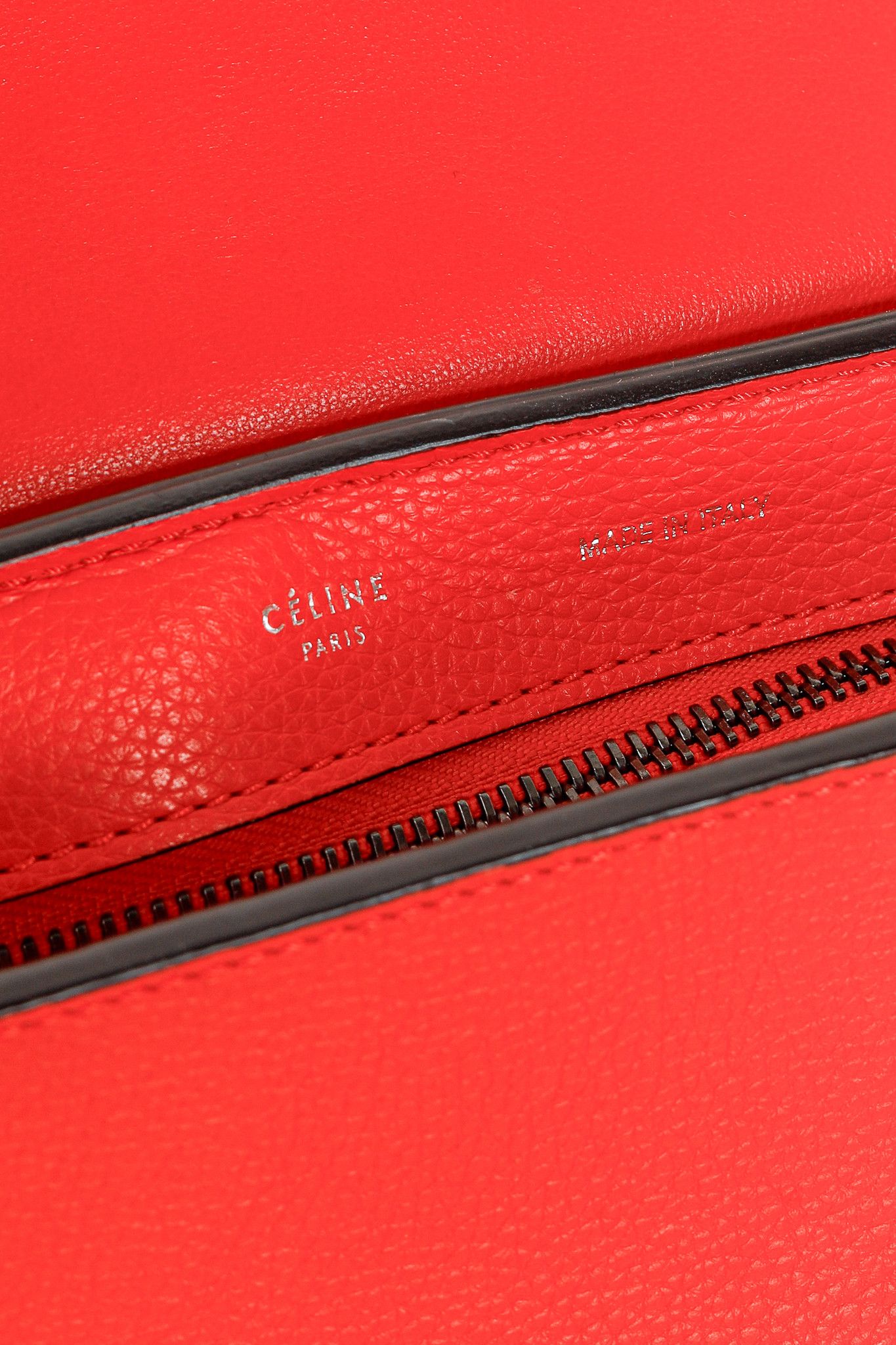 Celine Celine Trapeze Medium in Orange Leather and Suede Size ONE SIZE - 12 Thumbnail