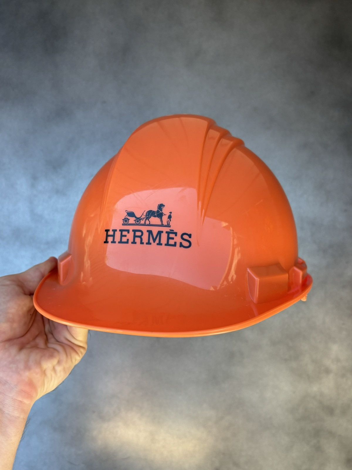 Designer × Hermes 2008 Hermes Hard Hat Hermès Toronto Construction Helmet Y2K Size ONE SIZE - 1 Thumbnail