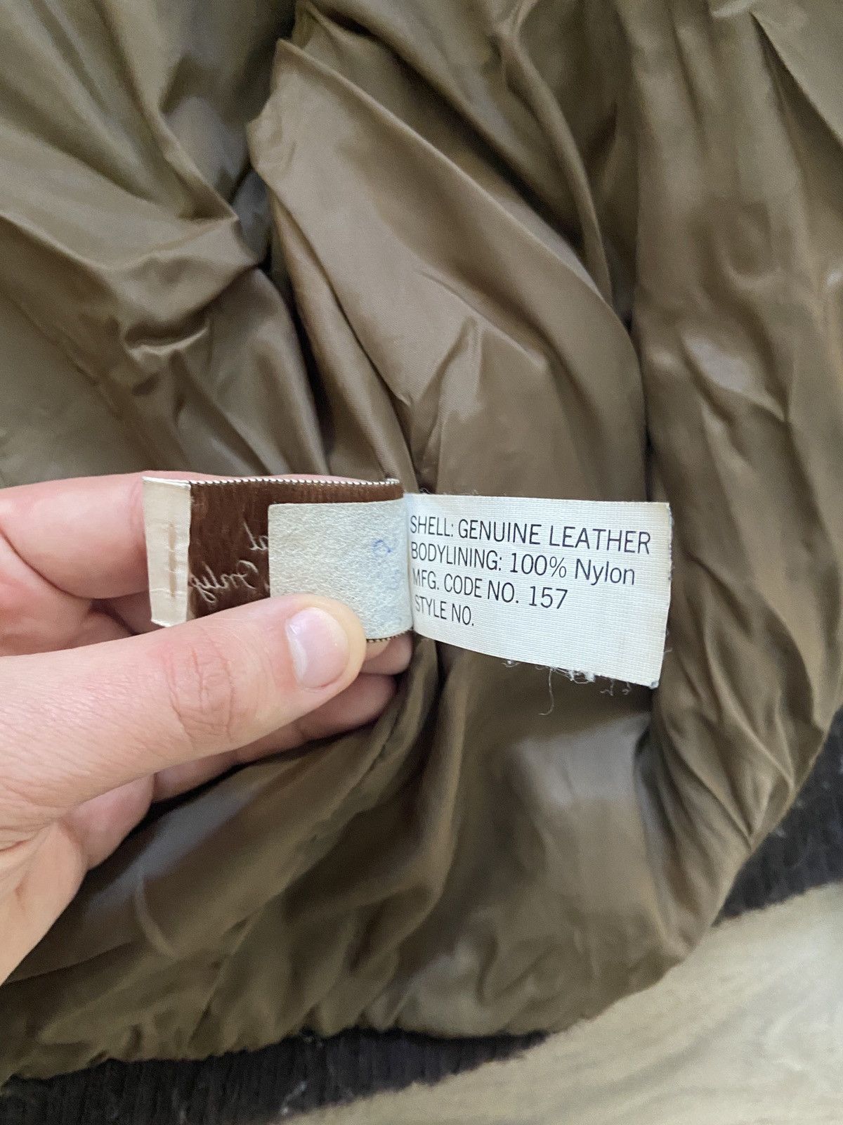 Vintage Vintage Made In USA Brown Leather Jacket Size US S / EU 44-46 / 1 - 4 Thumbnail