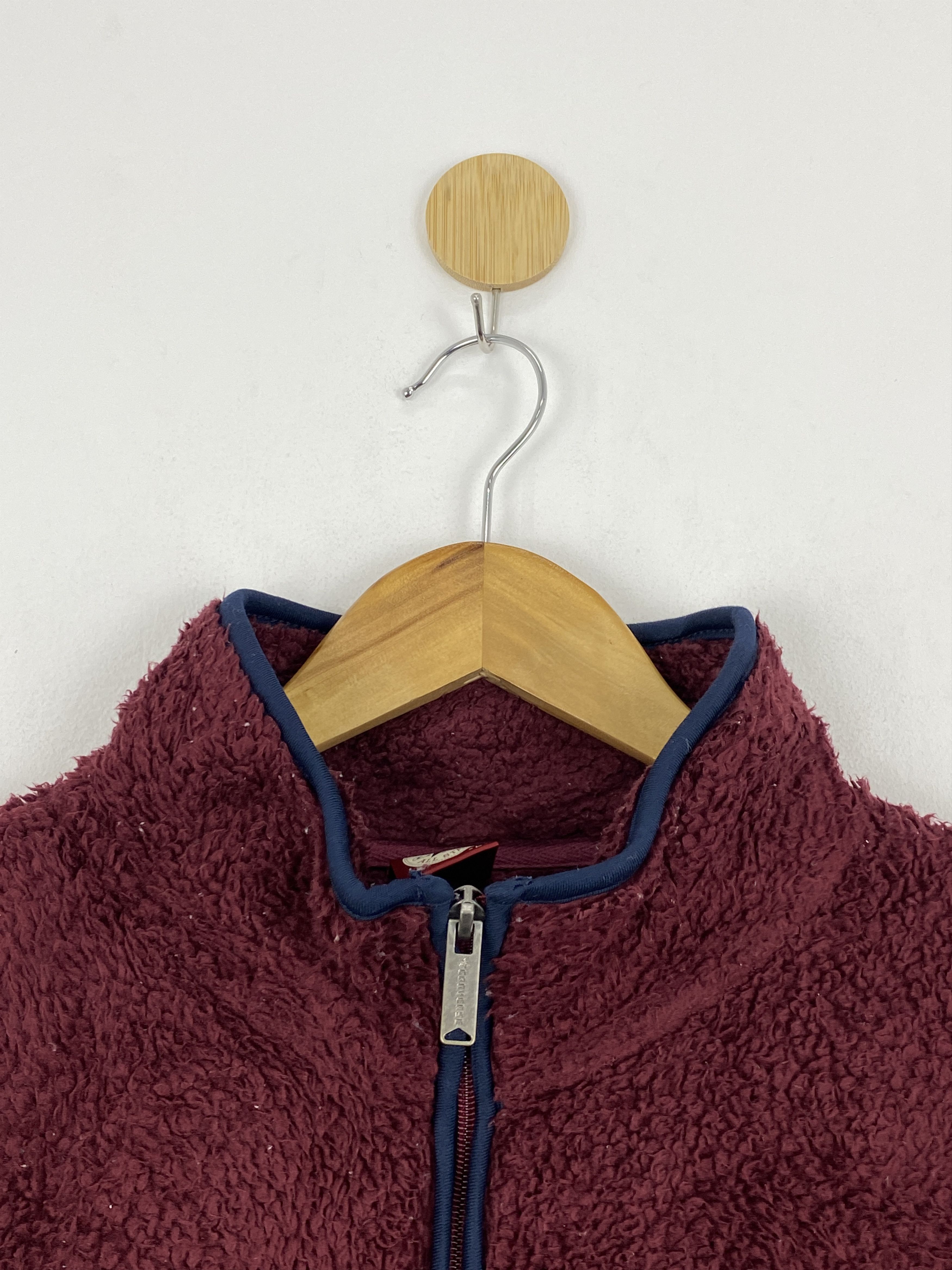Converse × Vintage Vintage Converse Fleece Sherpa Zipper Jacket MJ0051 Size US L / EU 52-54 / 3 - 8 Thumbnail