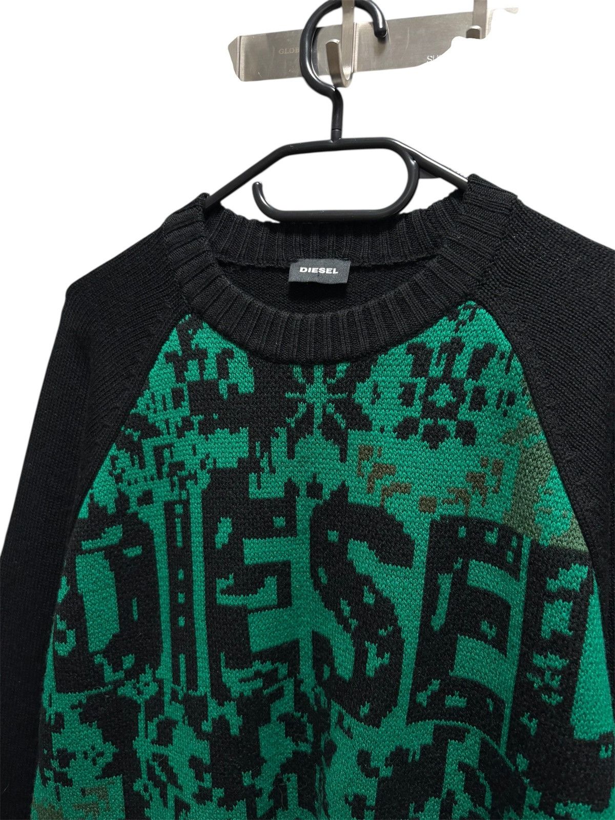 Diesel Y2K Diesel Sweter Japanese Style Big Logo Luxury Designer Size US M / EU 48-50 / 2 - 2 Thumbnail