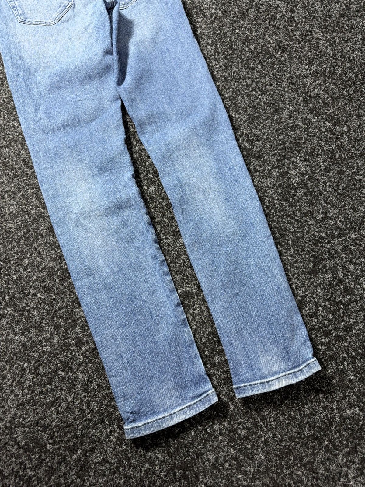 Diesel 00s Diesel Luxury Slandy Super Skinny Y2K Light Wash Jeans Size 28" / US 6 / IT 42 - 16 Thumbnail