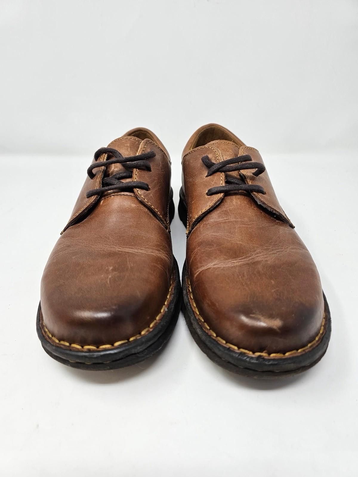 Born Born Handcrafted Brown Lace Up Leather Cushioned CasualShoes Size US 9 / IT 39 - 4 Thumbnail