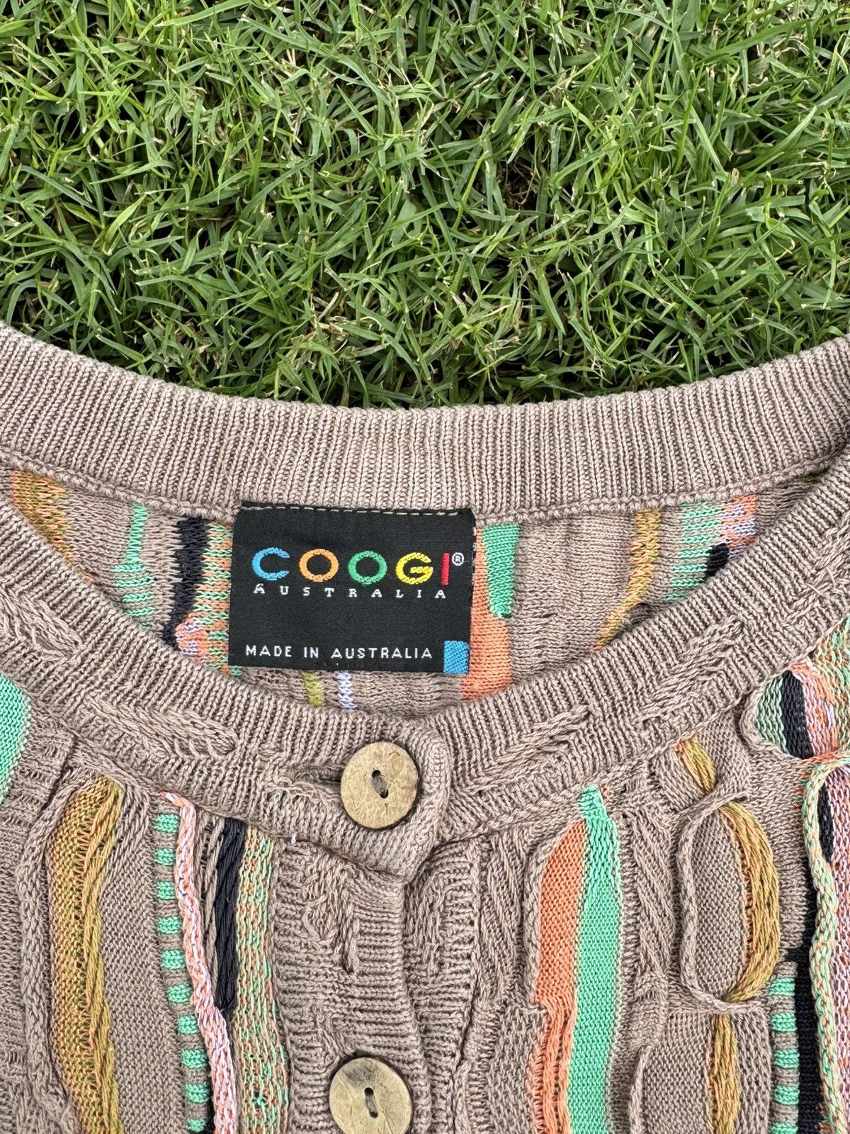 Coogi vintage Coogi 3D knit cardigan sweater Size US XL / EU 56 / 4 - 6 Thumbnail