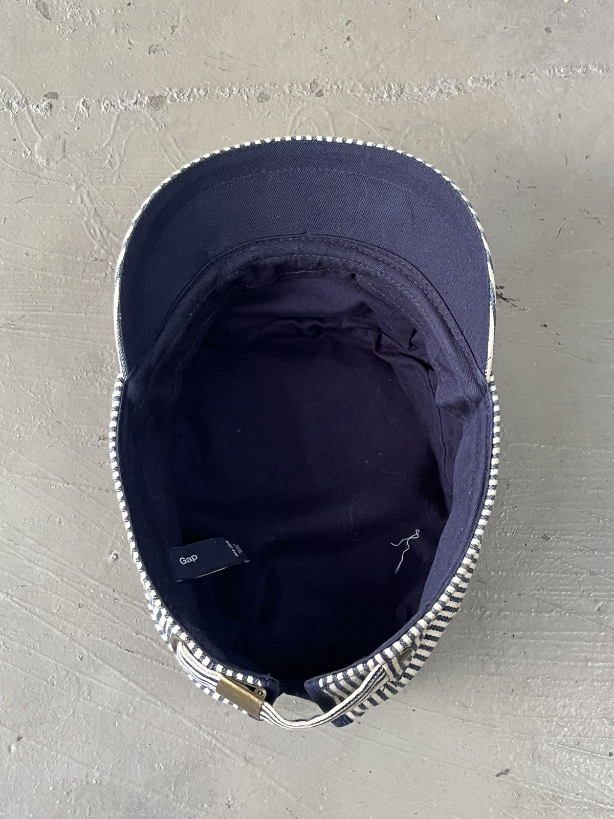 Vintage Vintage Gap Kapital Style Hickory Short Brim Conducter Hat Size ONE SIZE - 7 Thumbnail