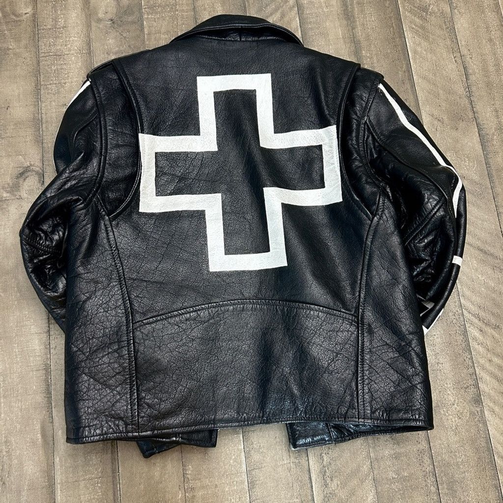 +Fresh.I.Am+ +FRESH.i.AM+ Genuine Buffalo Leather Jacket Womens Size S Size S / US 4 / IT 40 - 5 Thumbnail