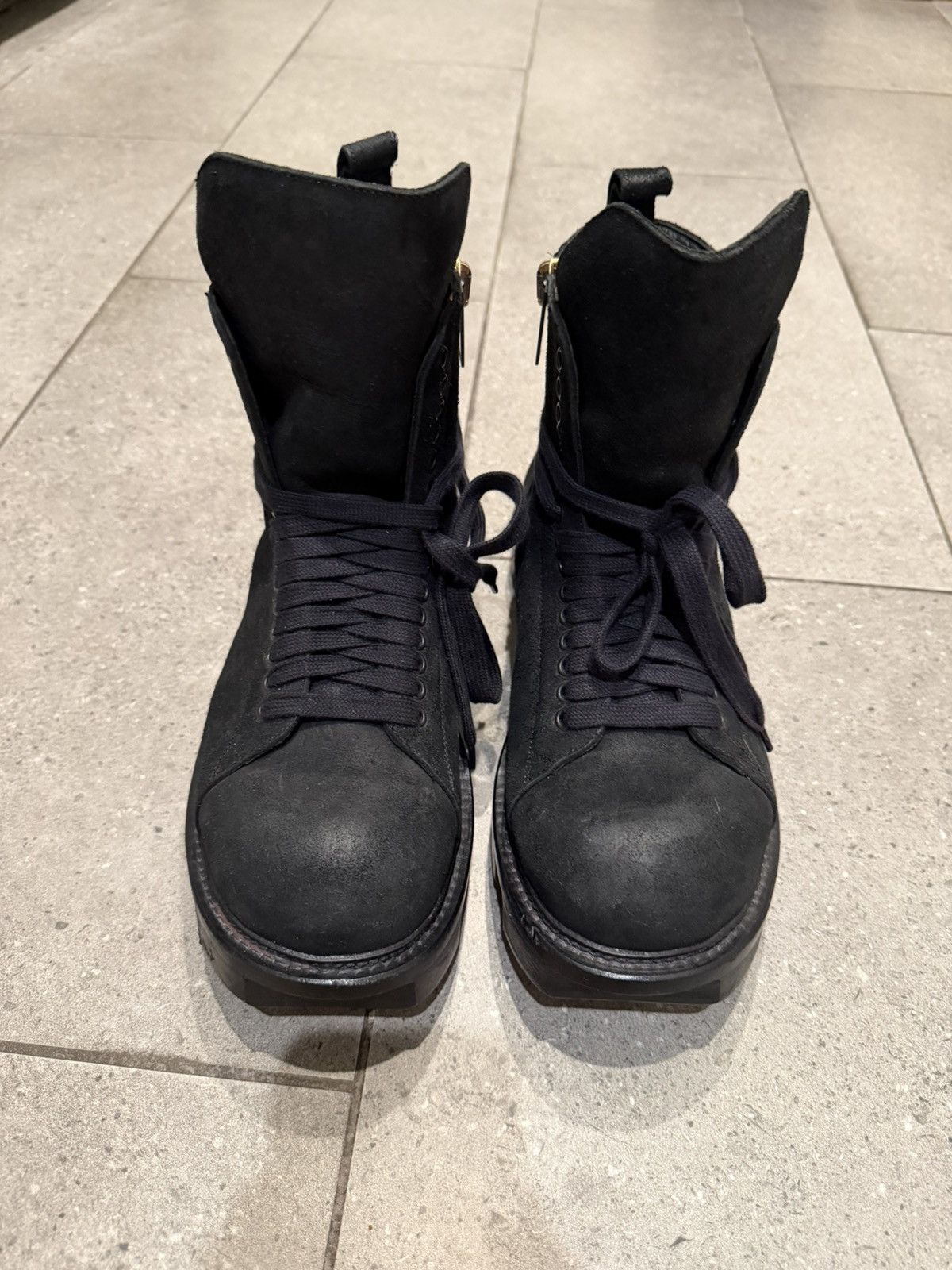 Rick Owens Rick Owens FW13 'PLINTH' megatooth boots Size US 10 / EU 43 - 7 Thumbnail