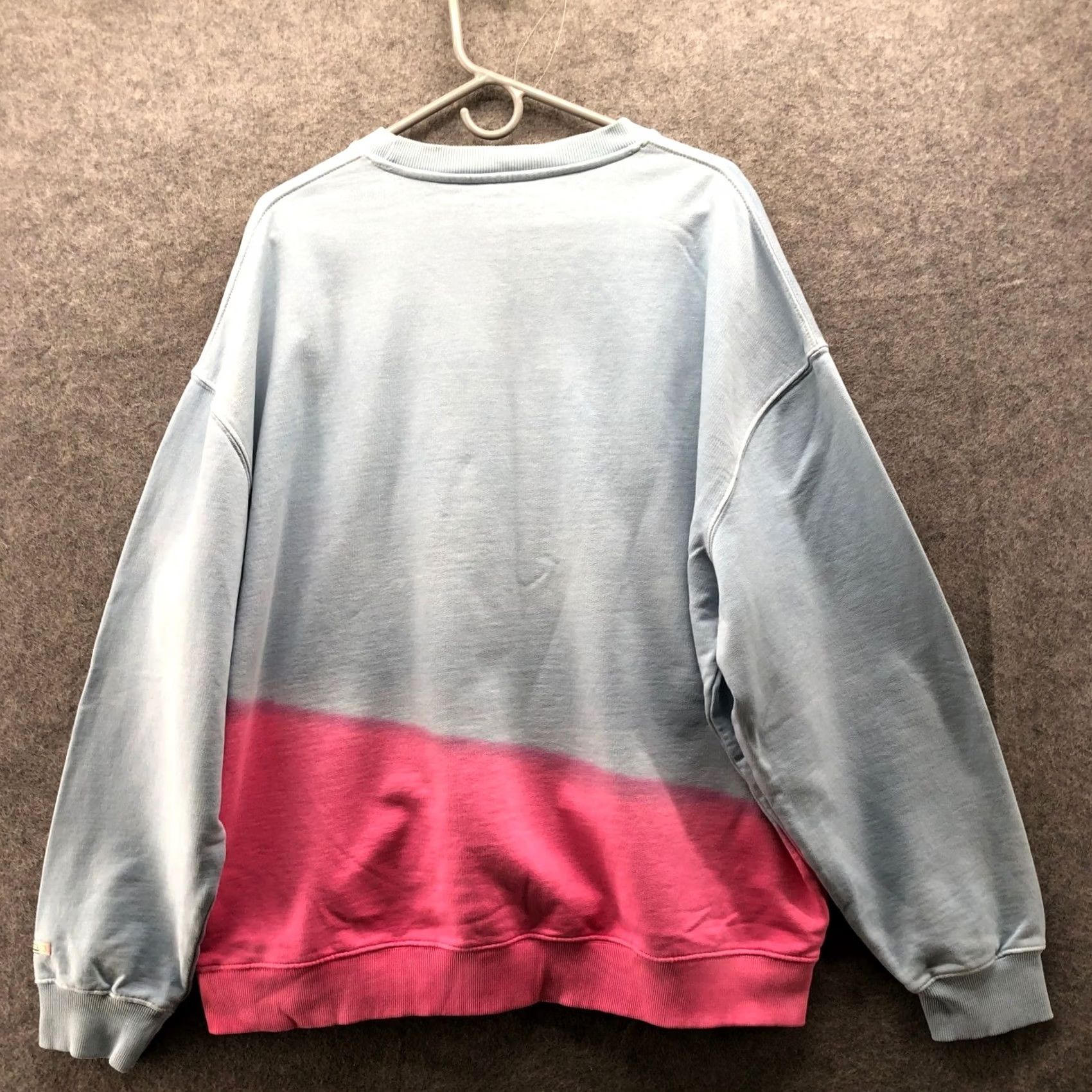 Scotch & Soda Scotch & Soda Sweatshirt Mens L Blue Pink Cotton Dip Dye Ombre Crew Oversized Size US L / EU 52-54 / 3 - 2 Thumbnail