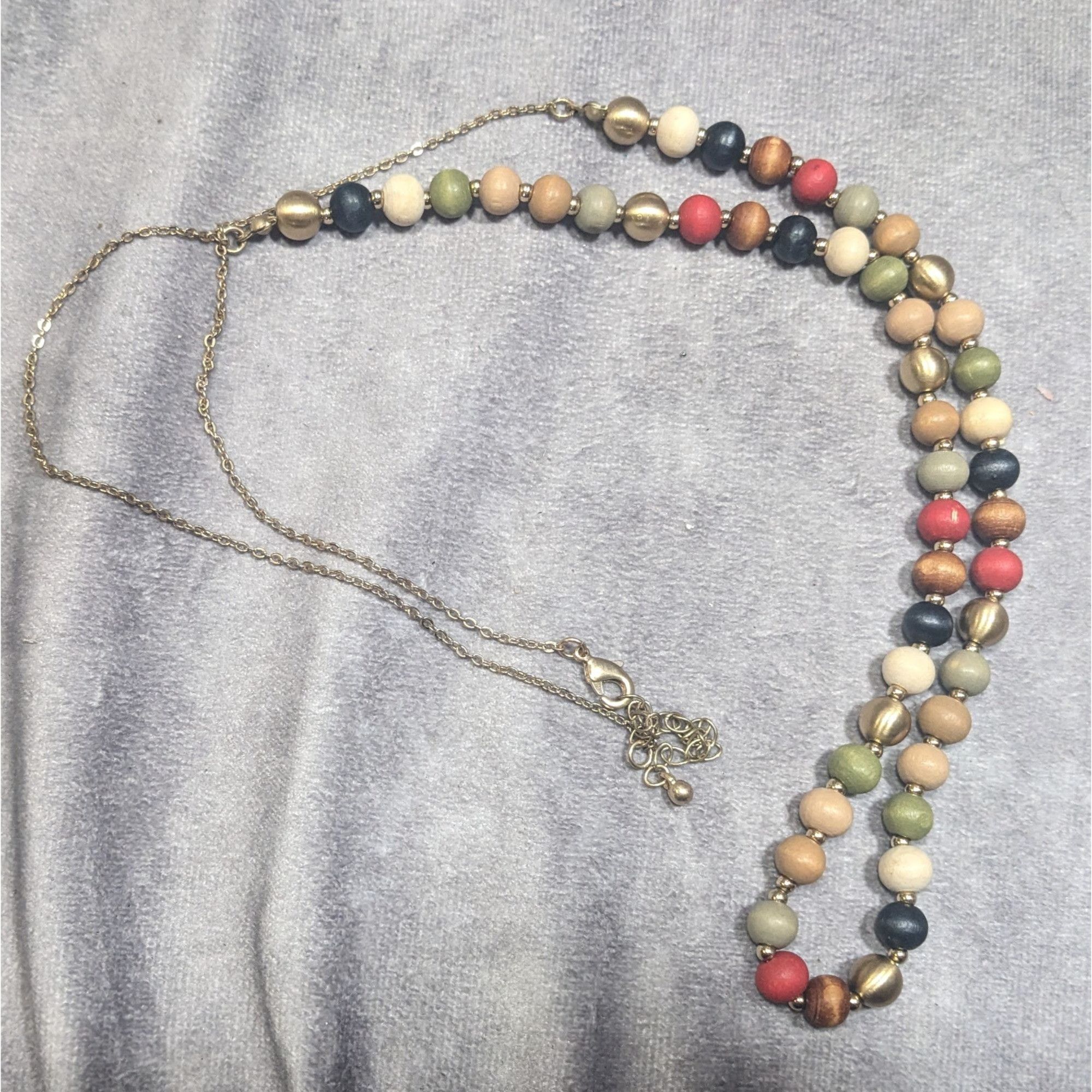 Other Casual Rainbow Painted Wood Beaded Necklace Size ONE SIZE - 5 Thumbnail