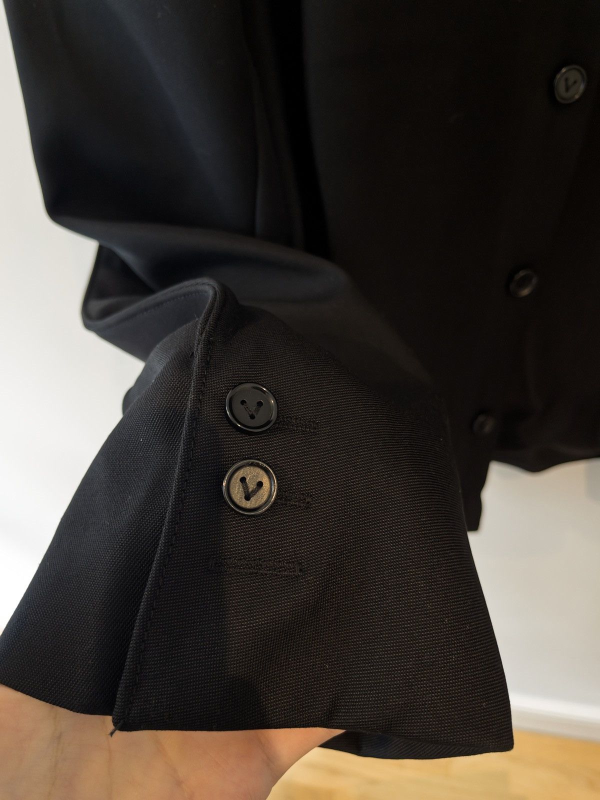 Bottega Veneta Bottega Veneta Wool Jacket Black Size 50R - 5 Thumbnail